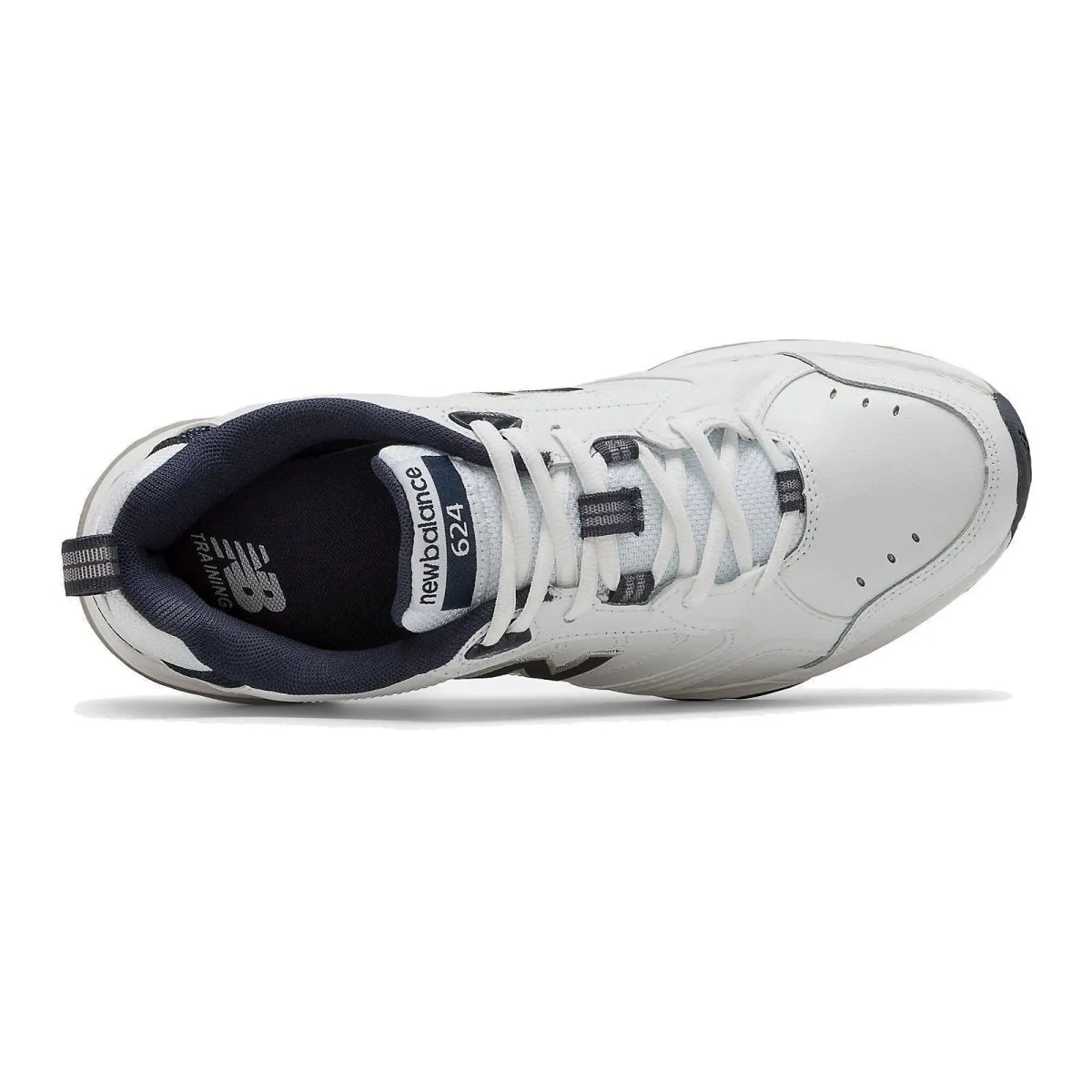 New Balance Hommes MX624WN2 Blanc/Bleu marine