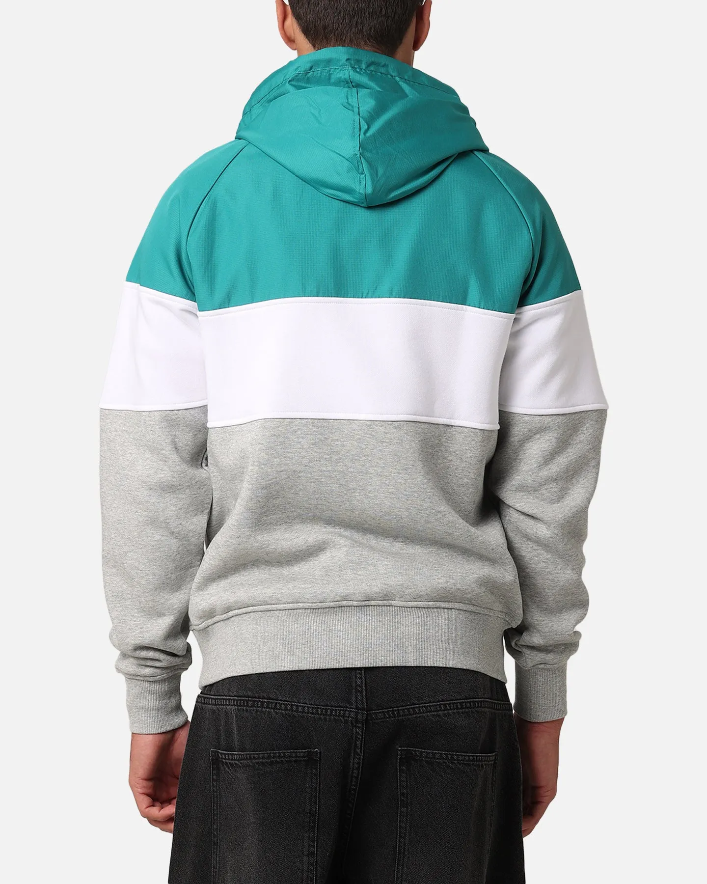 New Era Miami Dolphins Quart de Zip Sweat à Capuche Turquoise