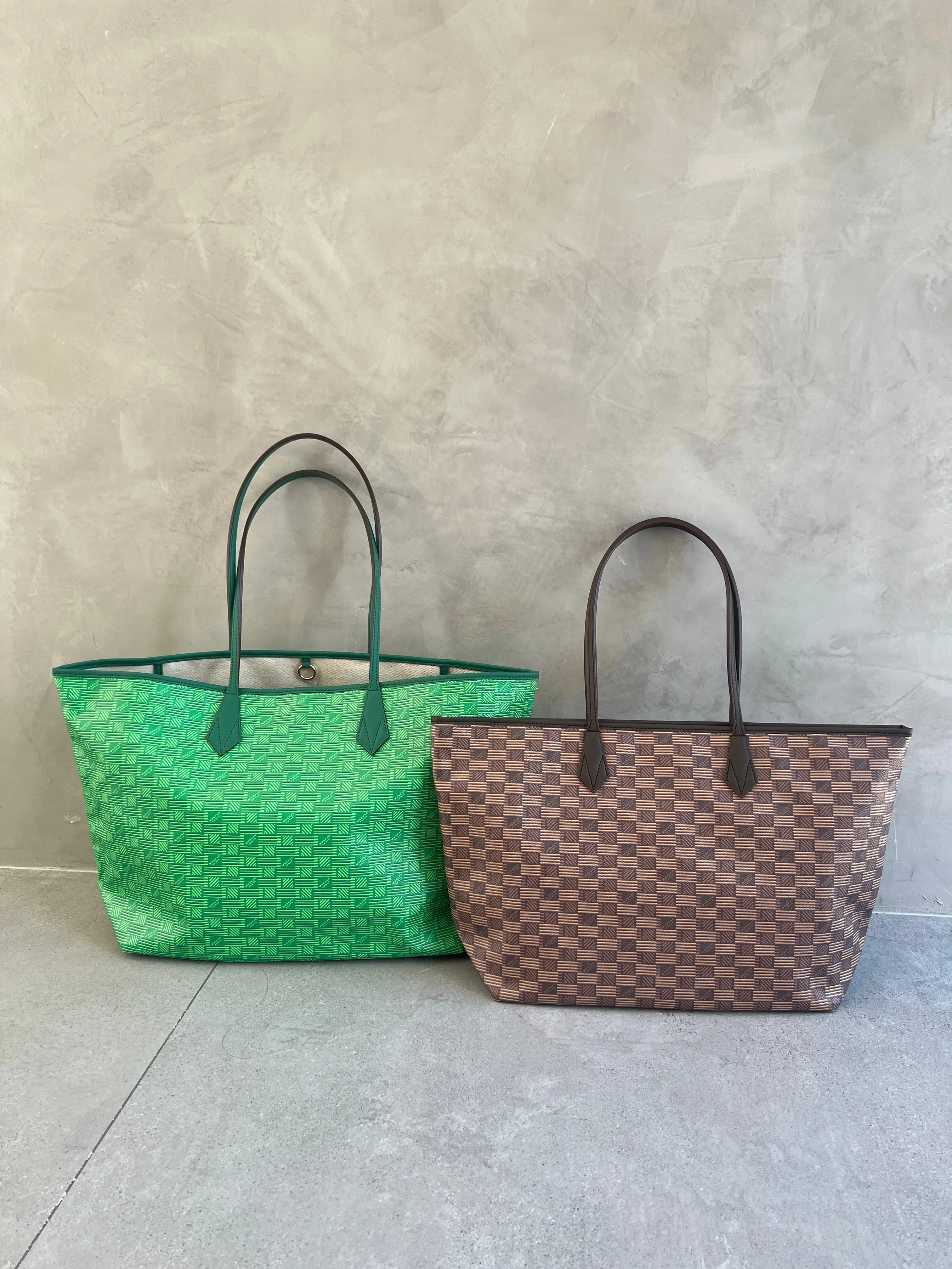 NOUVEAU Saint Tropez Sac à bandoulière ouvert GM, Sacs Moreau vert