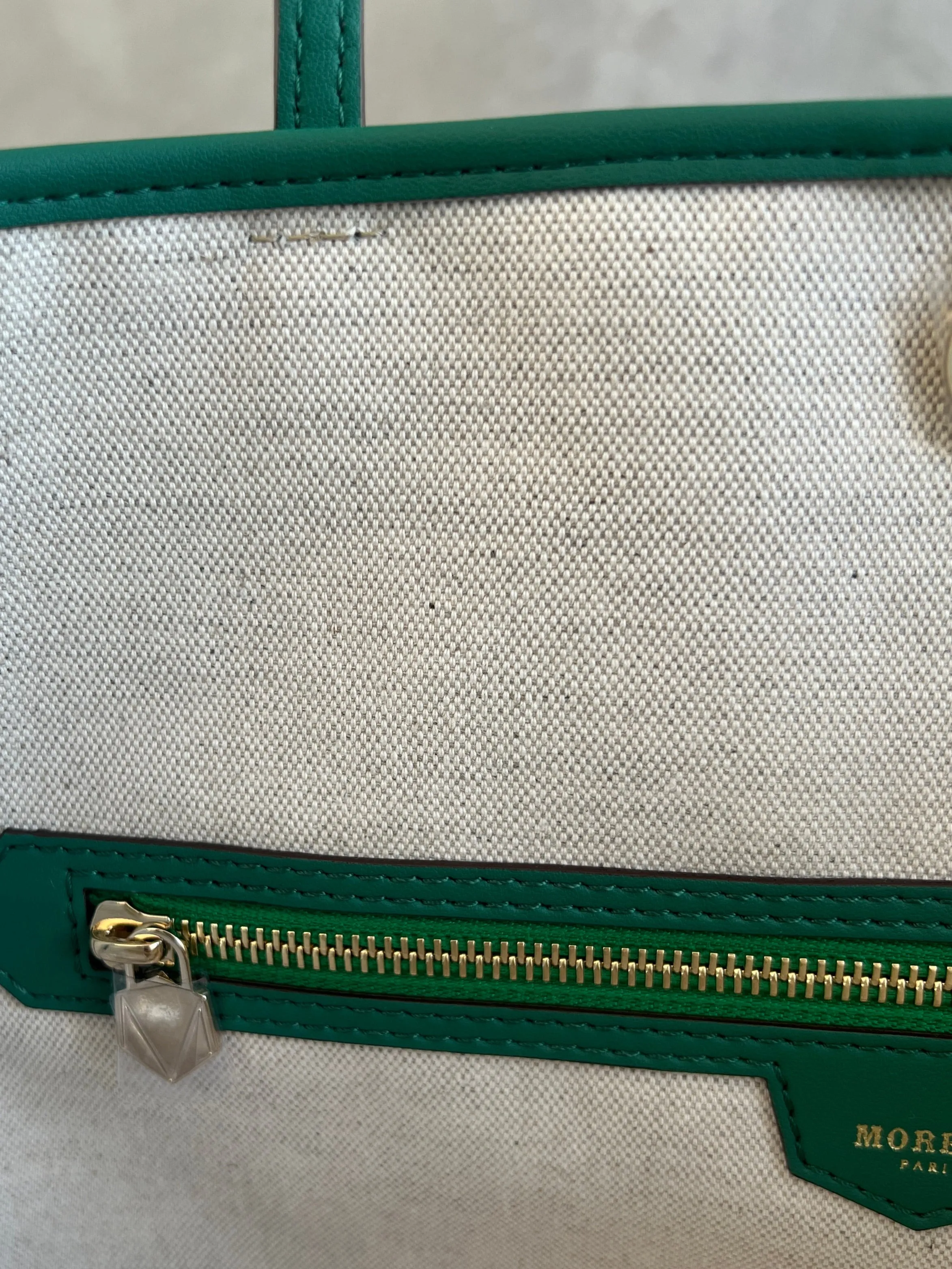 NOUVEAU Saint Tropez Sac à bandoulière ouvert GM, Sacs Moreau vert