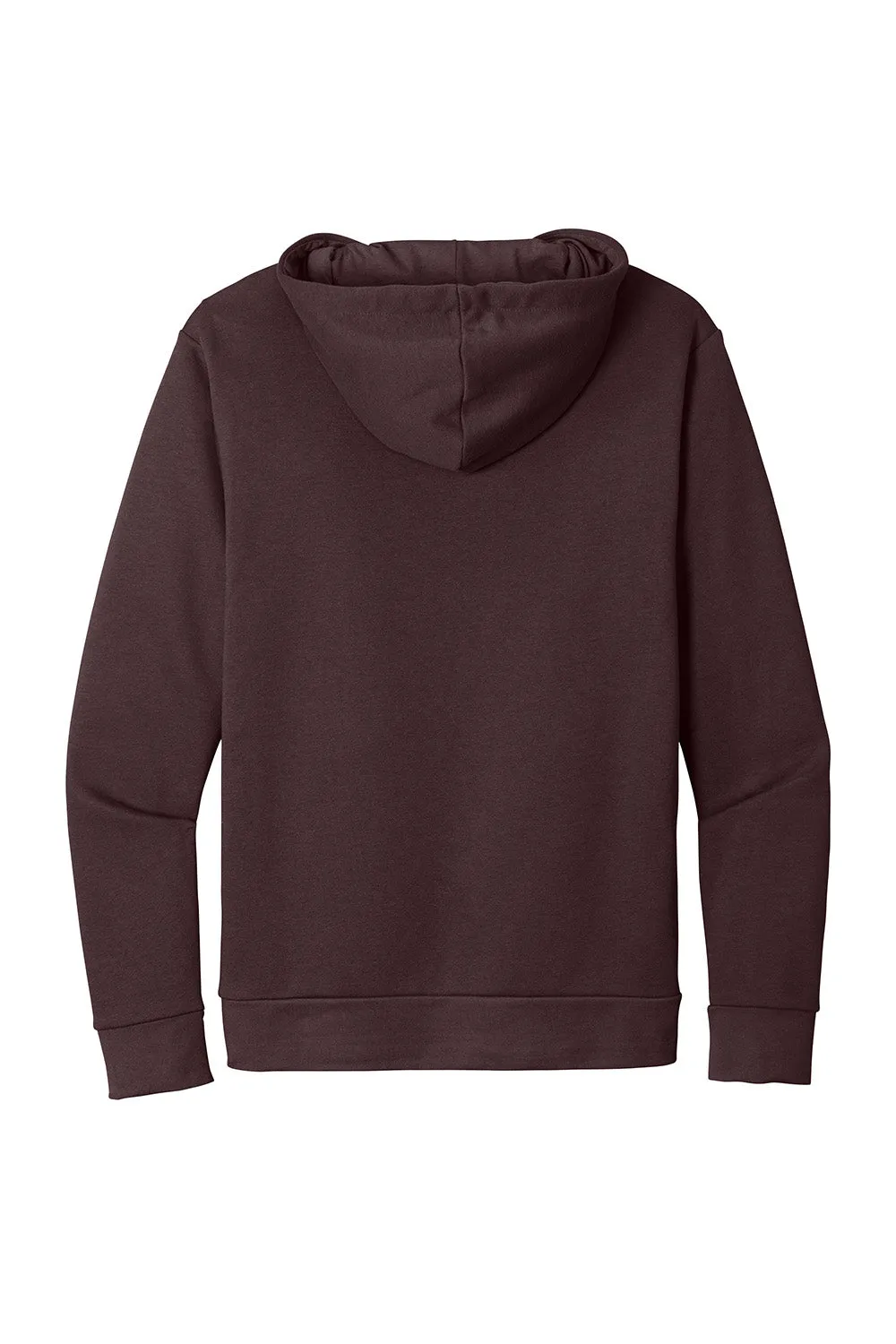 Pull à capuche en polaire pour hommes de niveau supérieur avec poche kangourou - Bordeaux