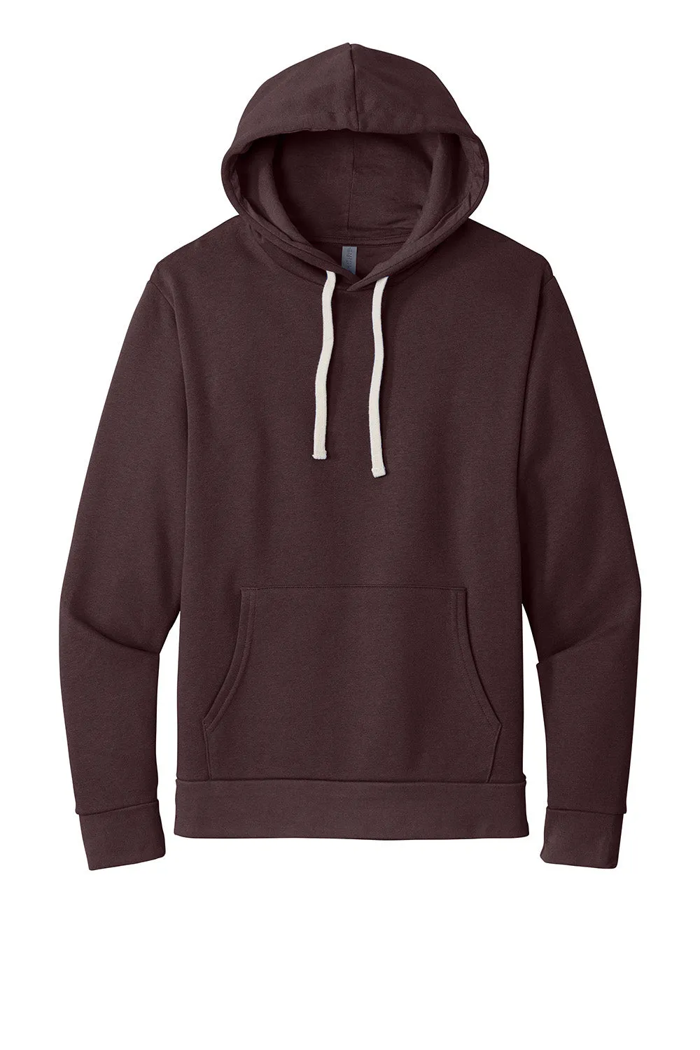 Pull à capuche en polaire pour hommes de niveau supérieur avec poche kangourou - Bordeaux