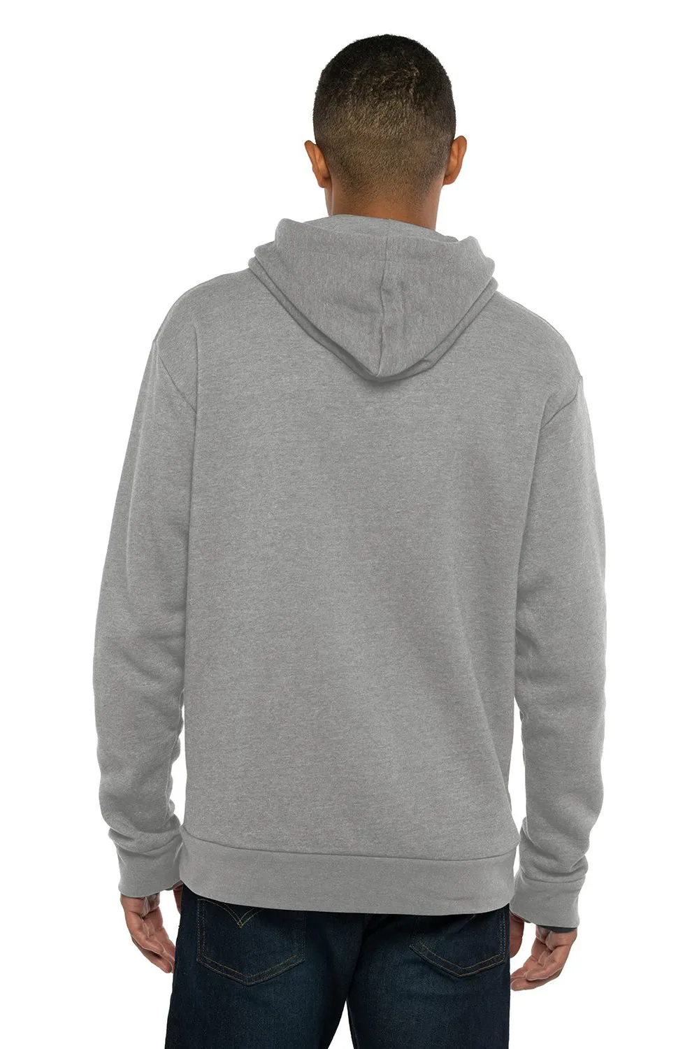 Pull à capuche Malibu pour hommes avec poche kangourou - Gris chiné