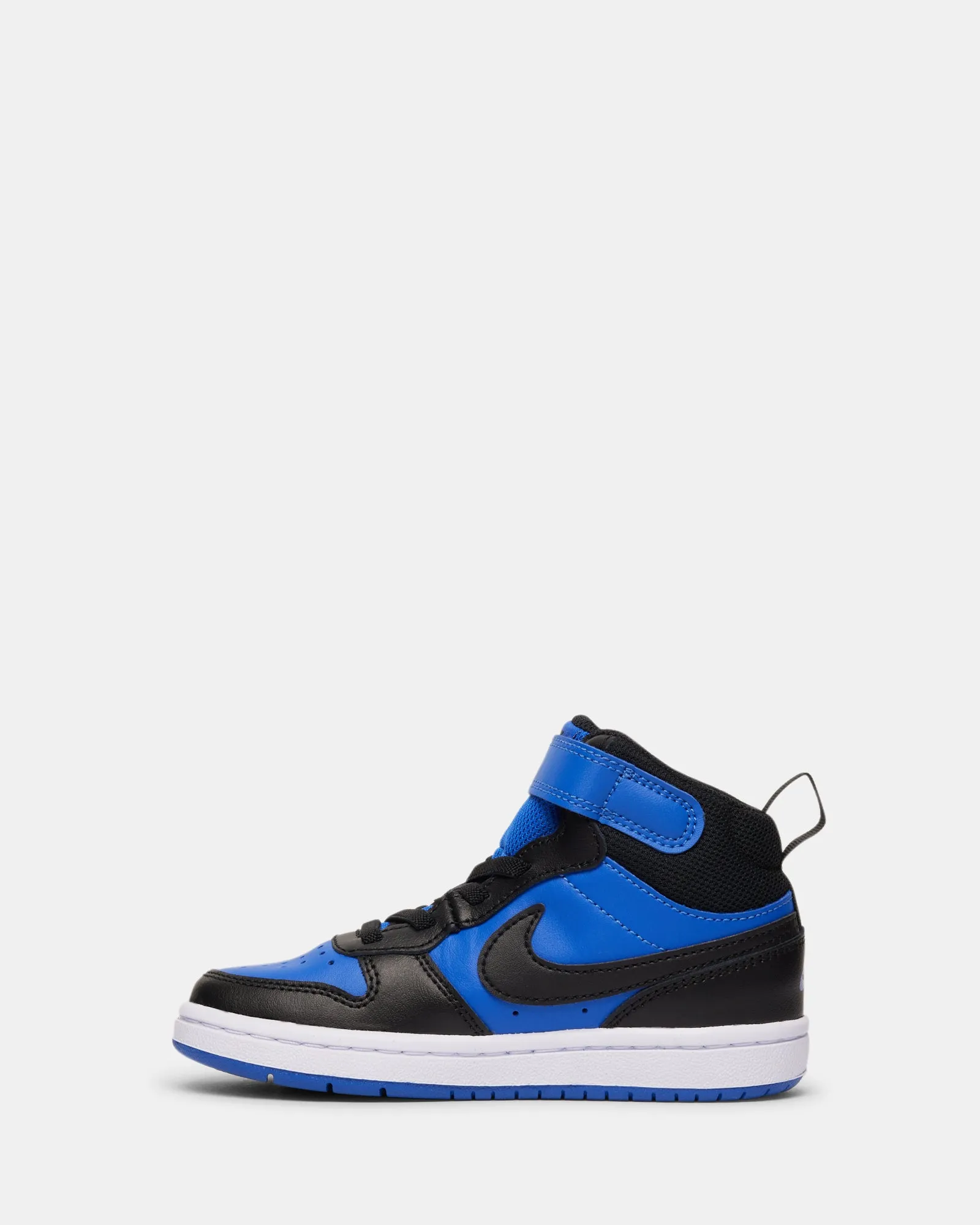 Chaussures Nike Kids Court Borough Mid 2 Grade School Game Royal/Noir/Blanc