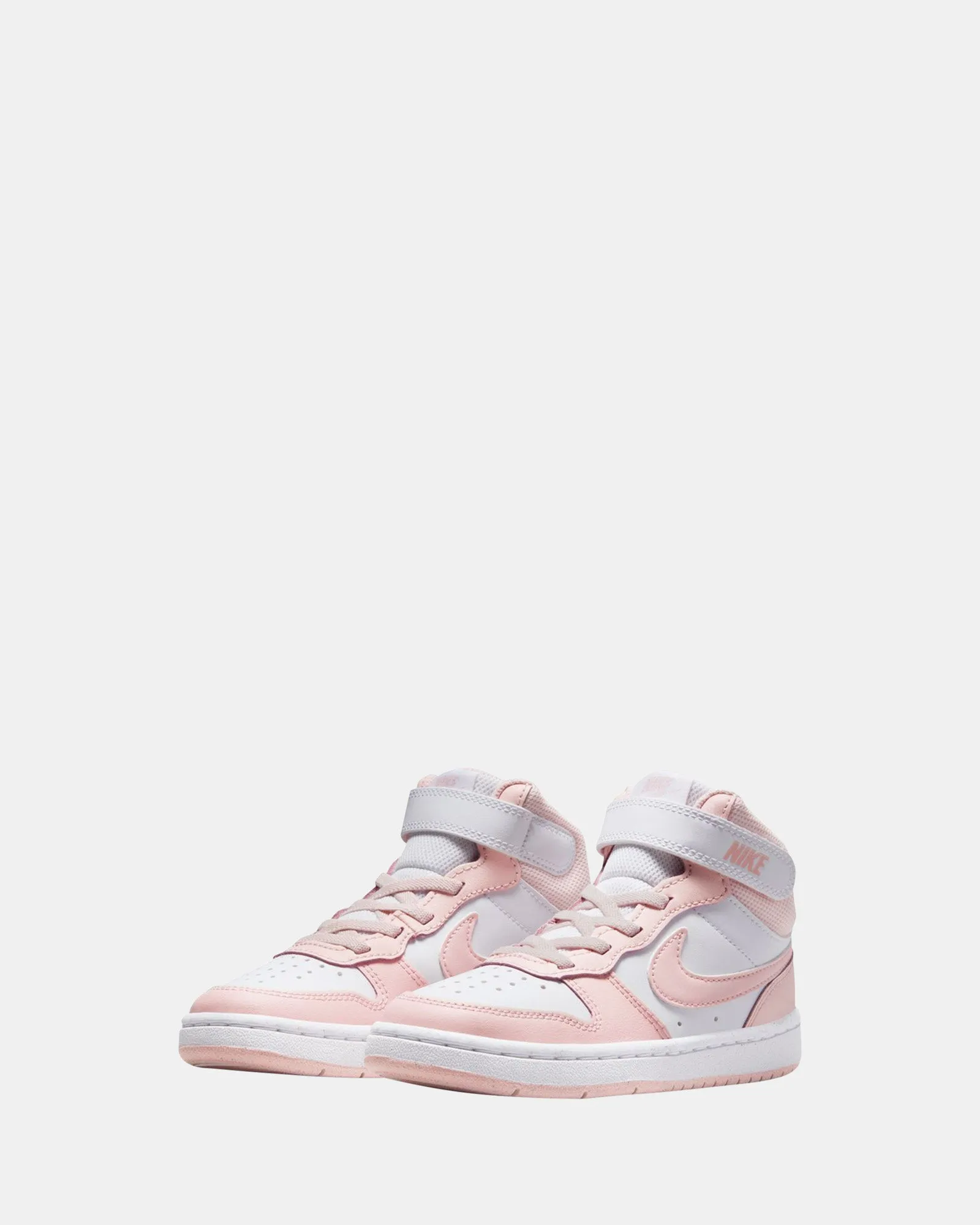 Chaussures Nike pour enfants Court Borough Mid 2 Ps Blanc/Rose Echo