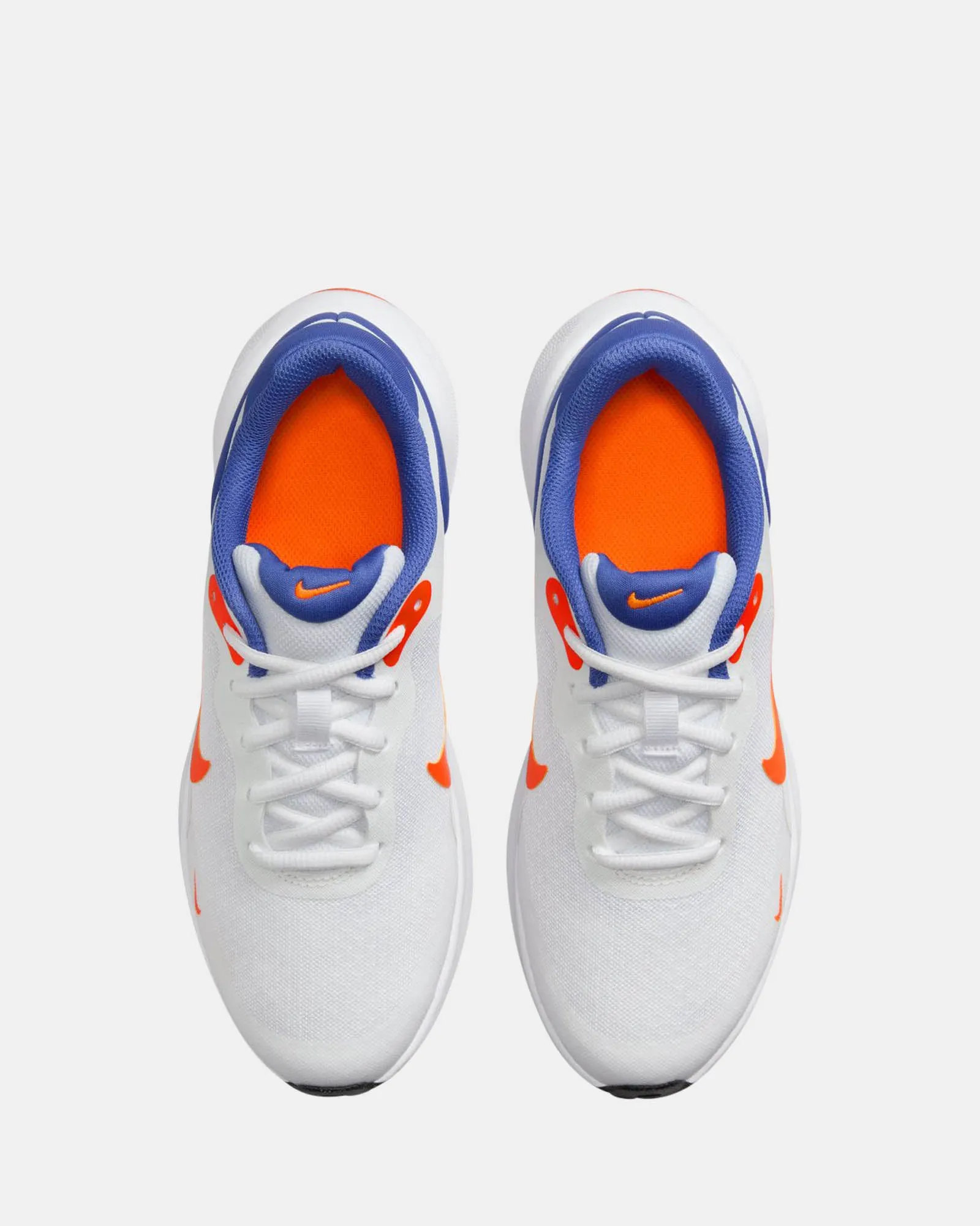 Chaussures Nike Kids' Revolution 7 Grade School Blanc/Orange Équipe/Bleu