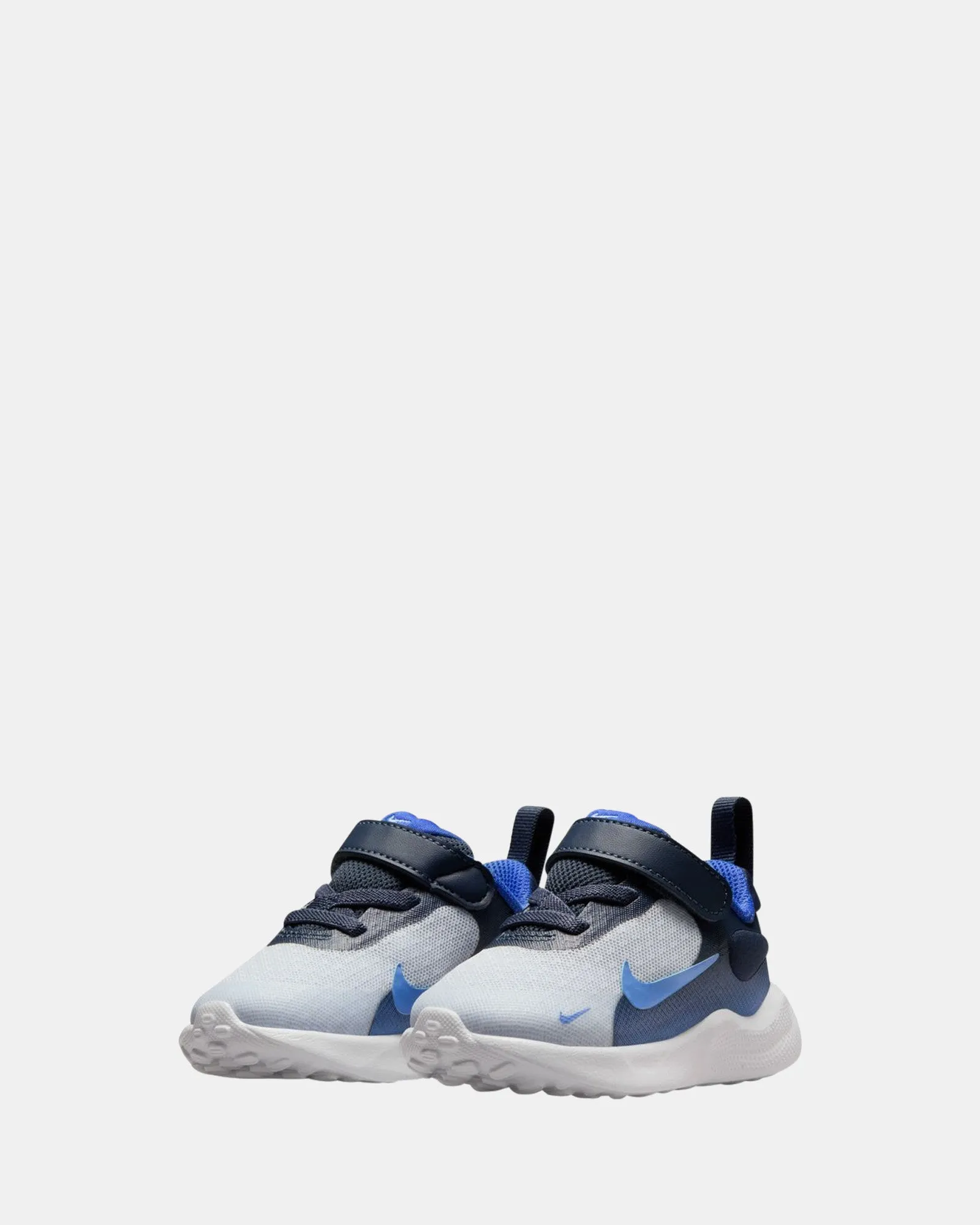 Chaussures Nike Kids' Revolution 7 pour bébé Football Gris/Bleu Royal/Blue