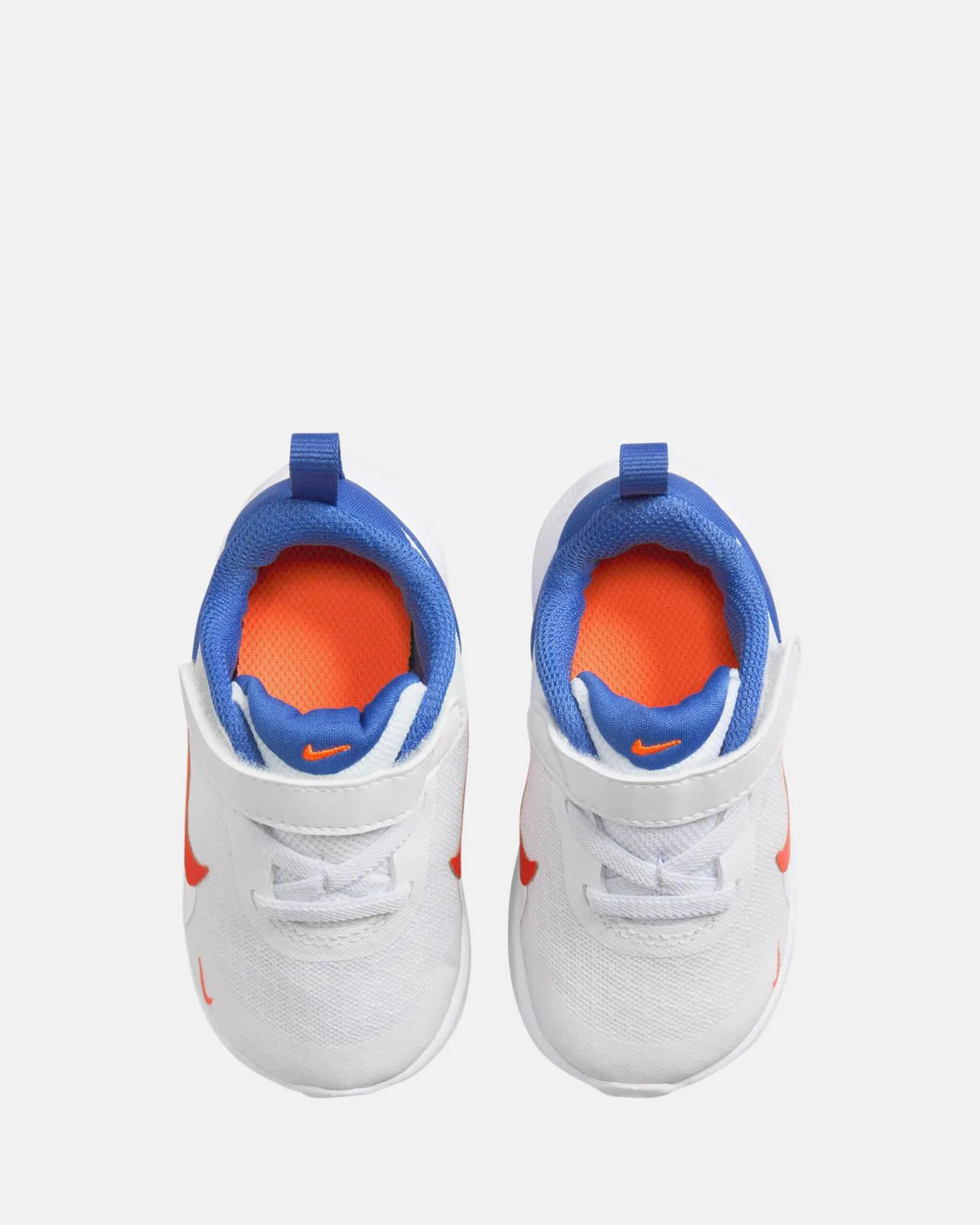 Chaussures Nike Kids' Revolution 7 pour bébé Blanc/Orange Équipe/Bleu