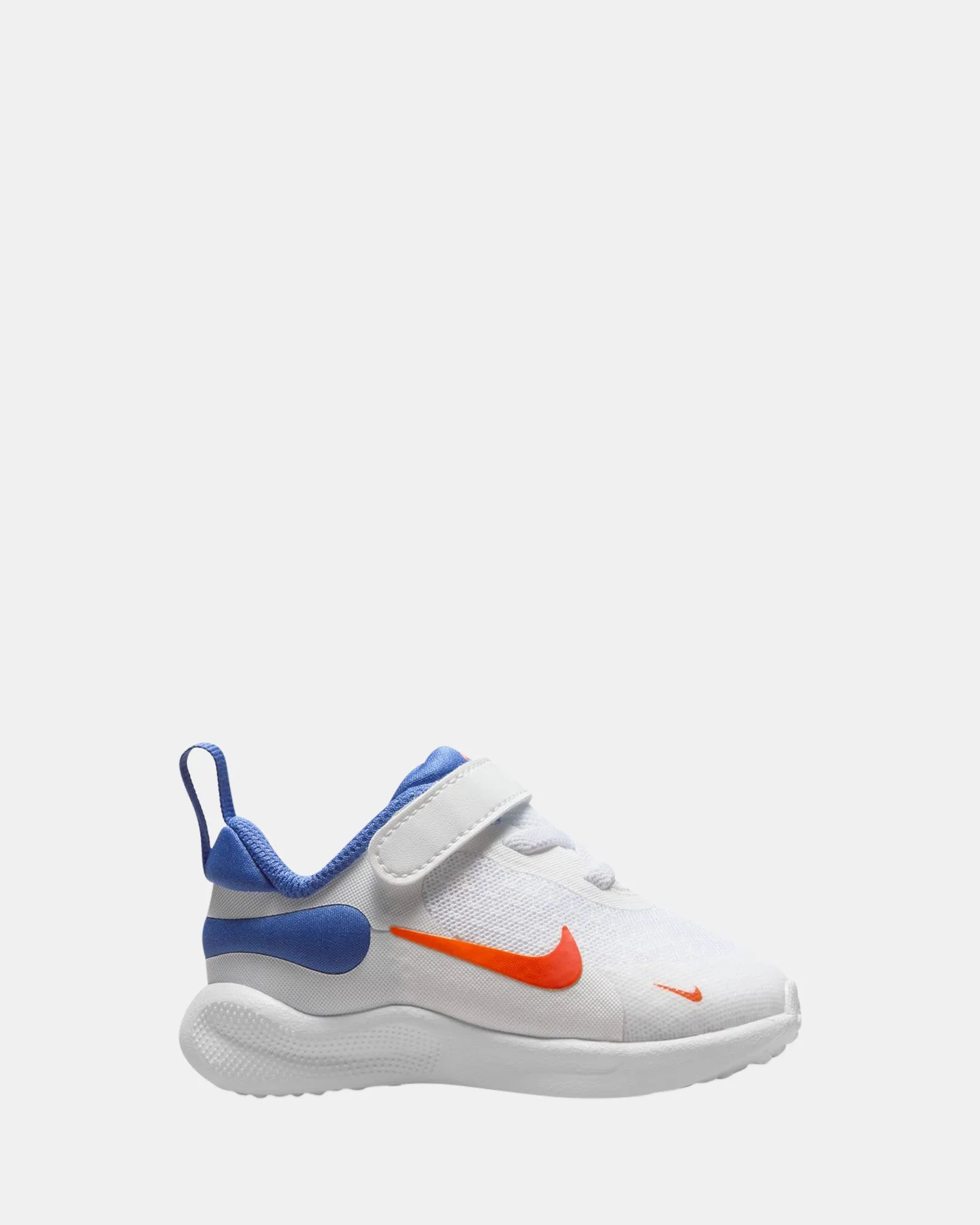 Chaussures Nike Kids' Revolution 7 pour bébé Blanc/Orange Équipe/Bleu