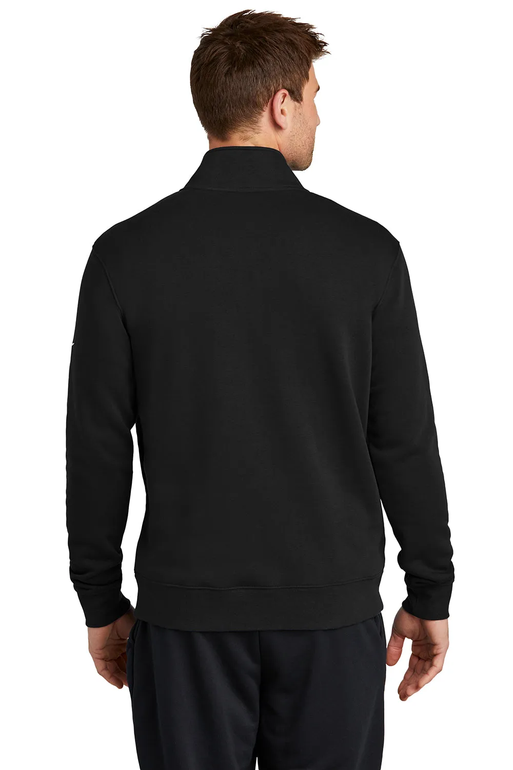 Nike Sweat à capuche 1/4 zip pour homme avec poches - Noir