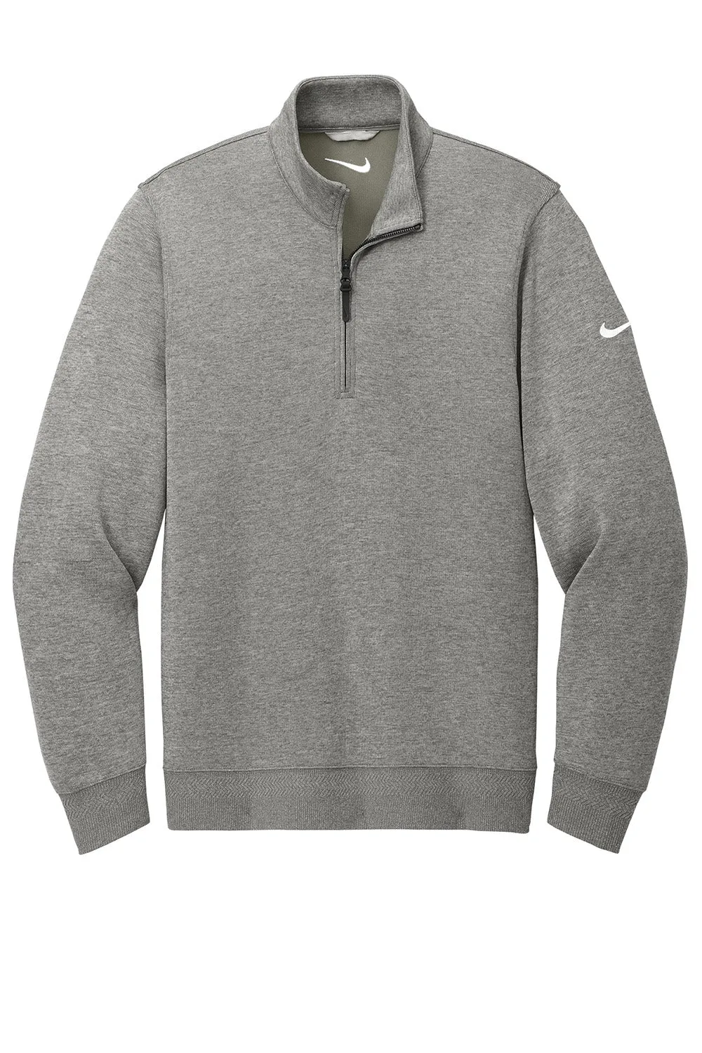 Nike Sweat à capuche 1/4 zip Dri-FIT pour homme - Gris