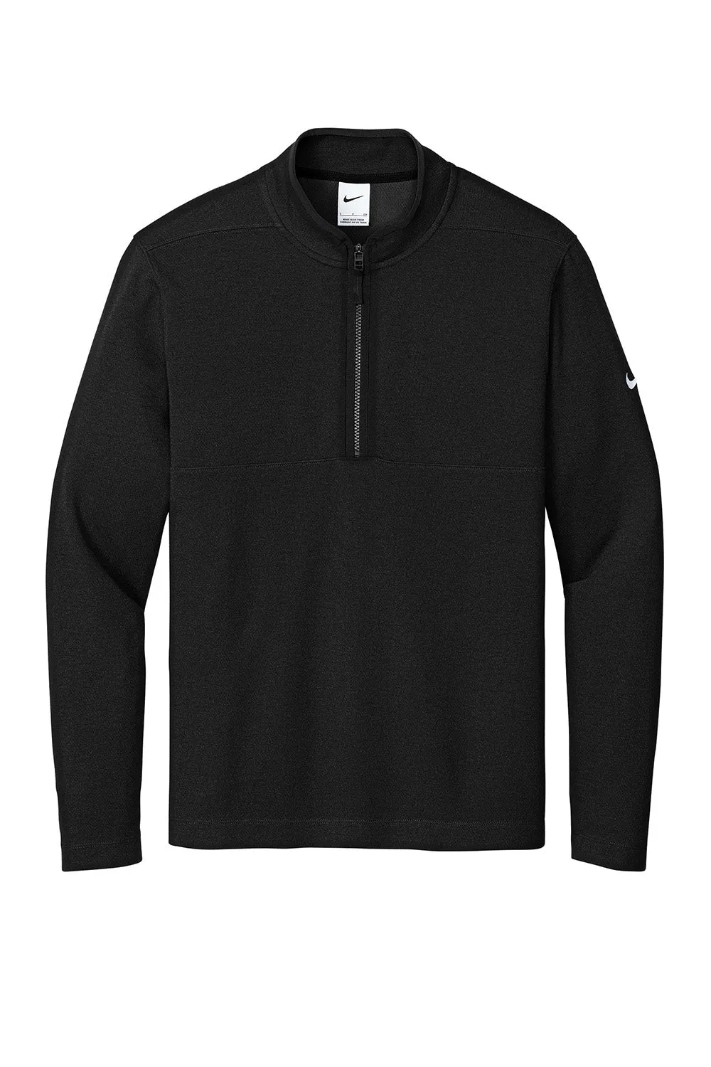 Pull Nike Homme à col 1/4 zip texturé - Noir