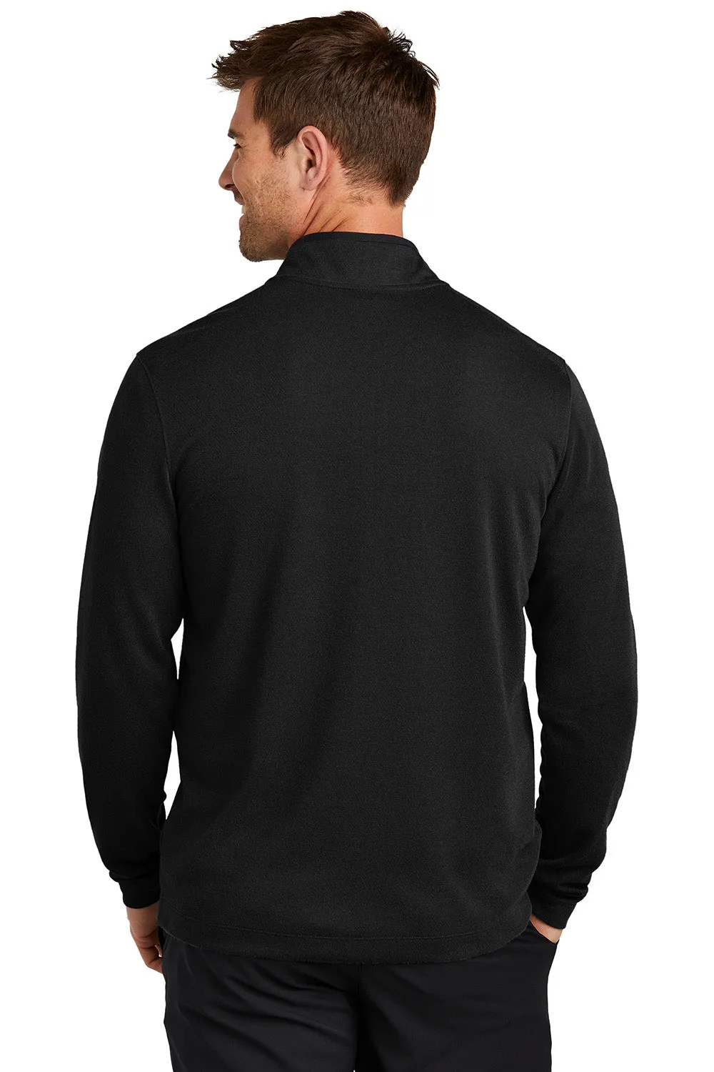 Pull Nike Homme à col 1/4 zip texturé - Noir