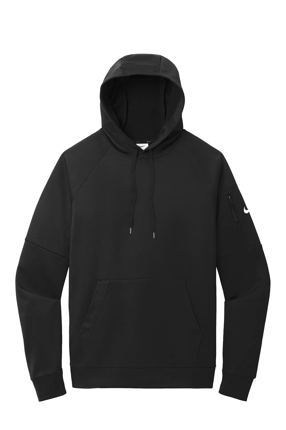 Nike Sweat à capuche en polaire Therma-Fit pour homme avec poche kangourou - Noir