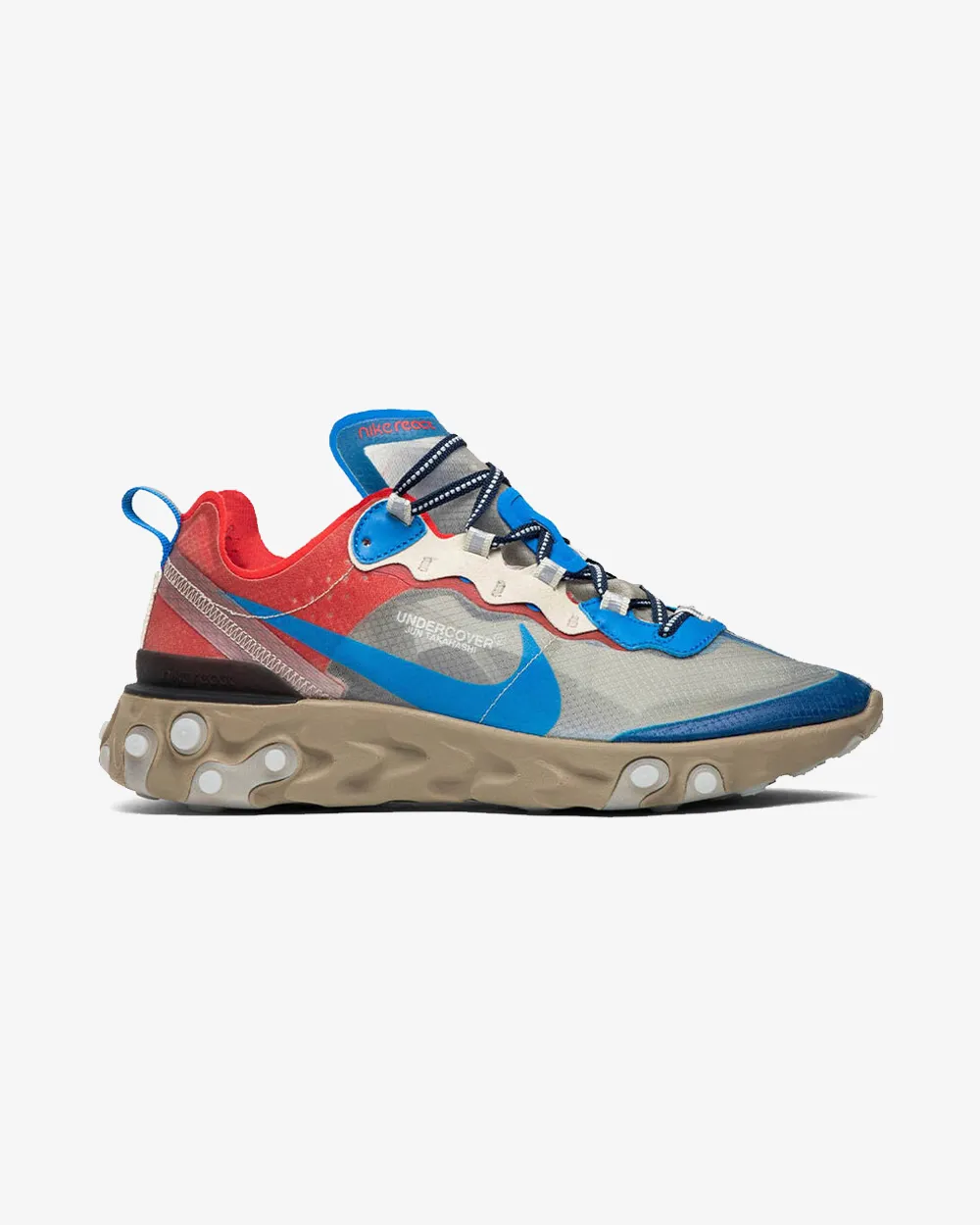 NIKE X UNDERCOVER REACT ELEMENT 87 BEIGE BLEU (NOUVEAU) - -