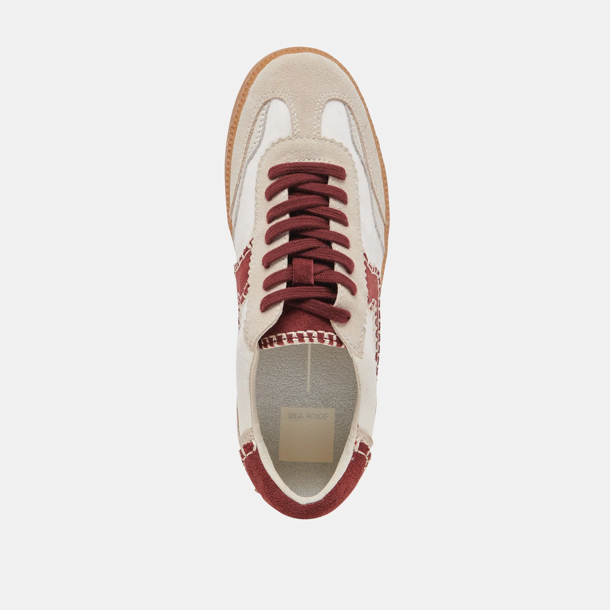 AVIS CHAUSSURES STITCH BLANCHES ROUGES EN POIL DE VEAU