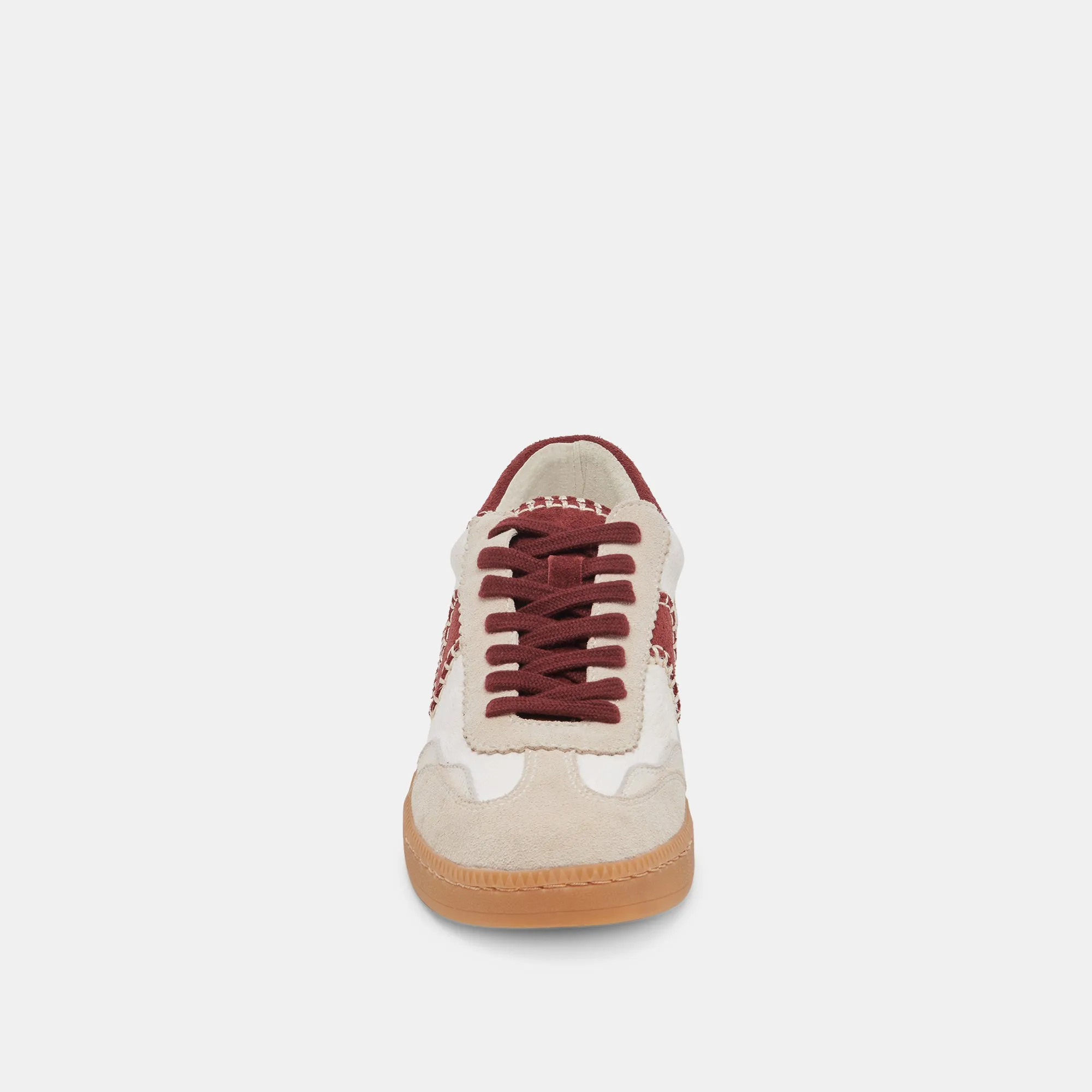 AVIS CHAUSSURES STITCH BLANCHES ROUGES EN POIL DE VEAU