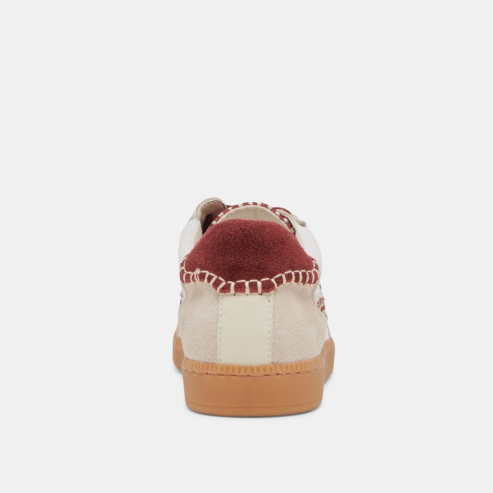 AVIS CHAUSSURES STITCH BLANCHES ROUGES EN POIL DE VEAU