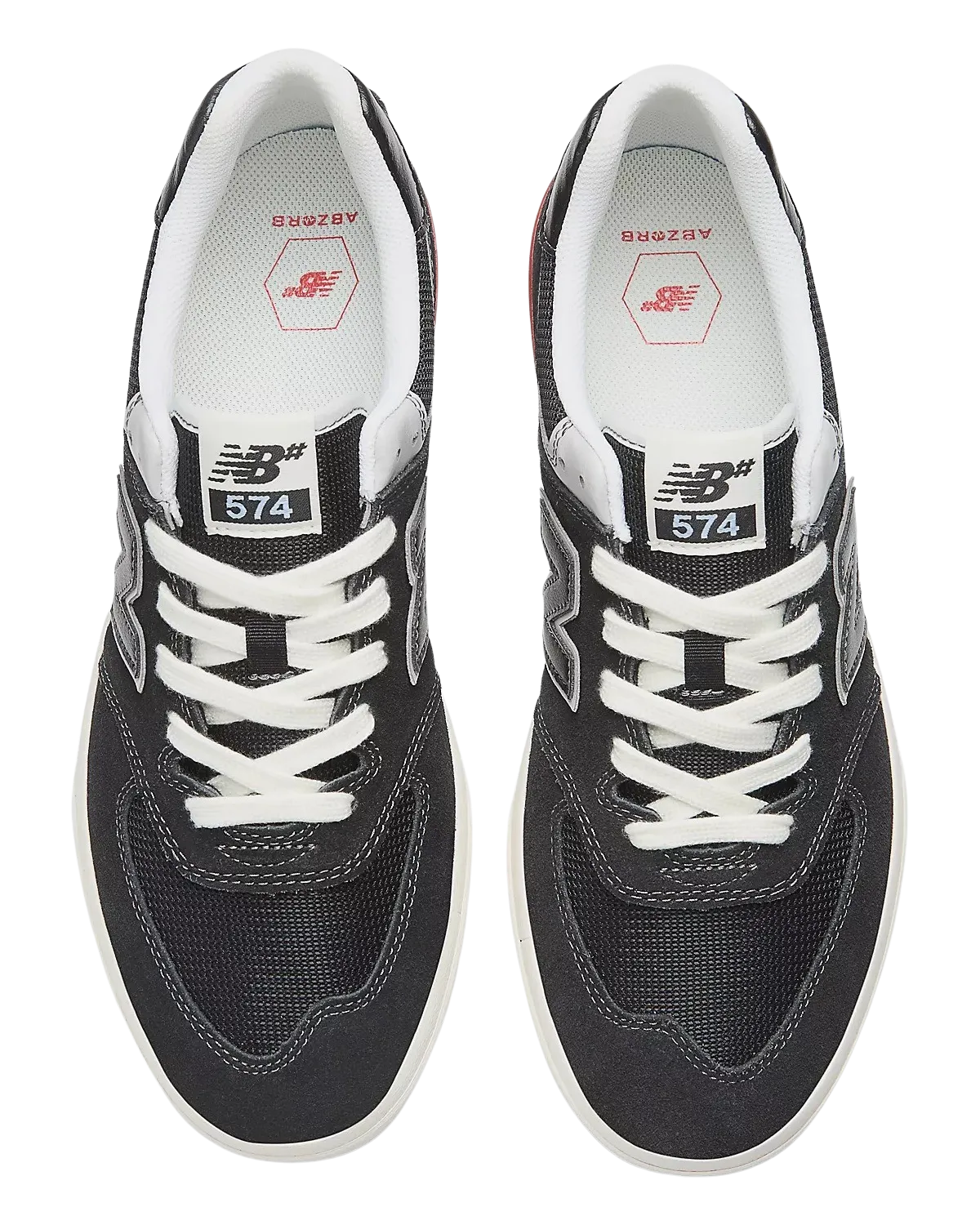 Chaussures vulcanisées Numeric 574 en noir et gris