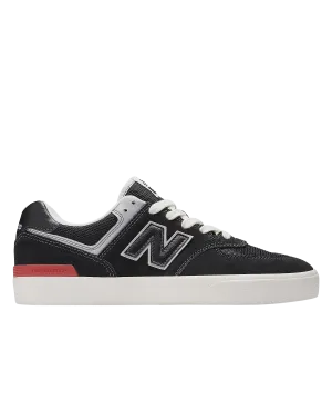 Numeric 574 Vulcanized Shoes in Black & Grey