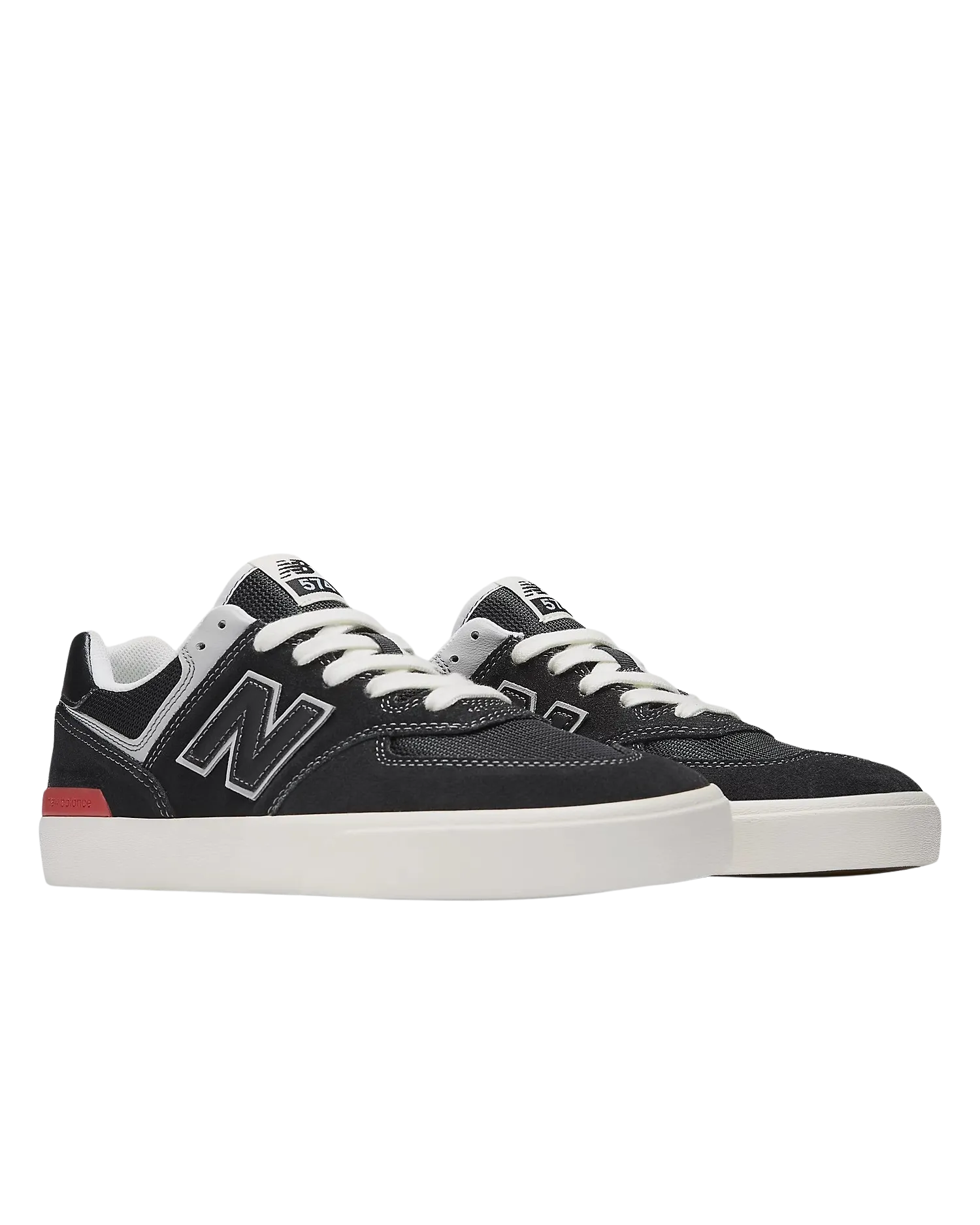 Chaussures vulcanisées Numeric 574 en noir et gris