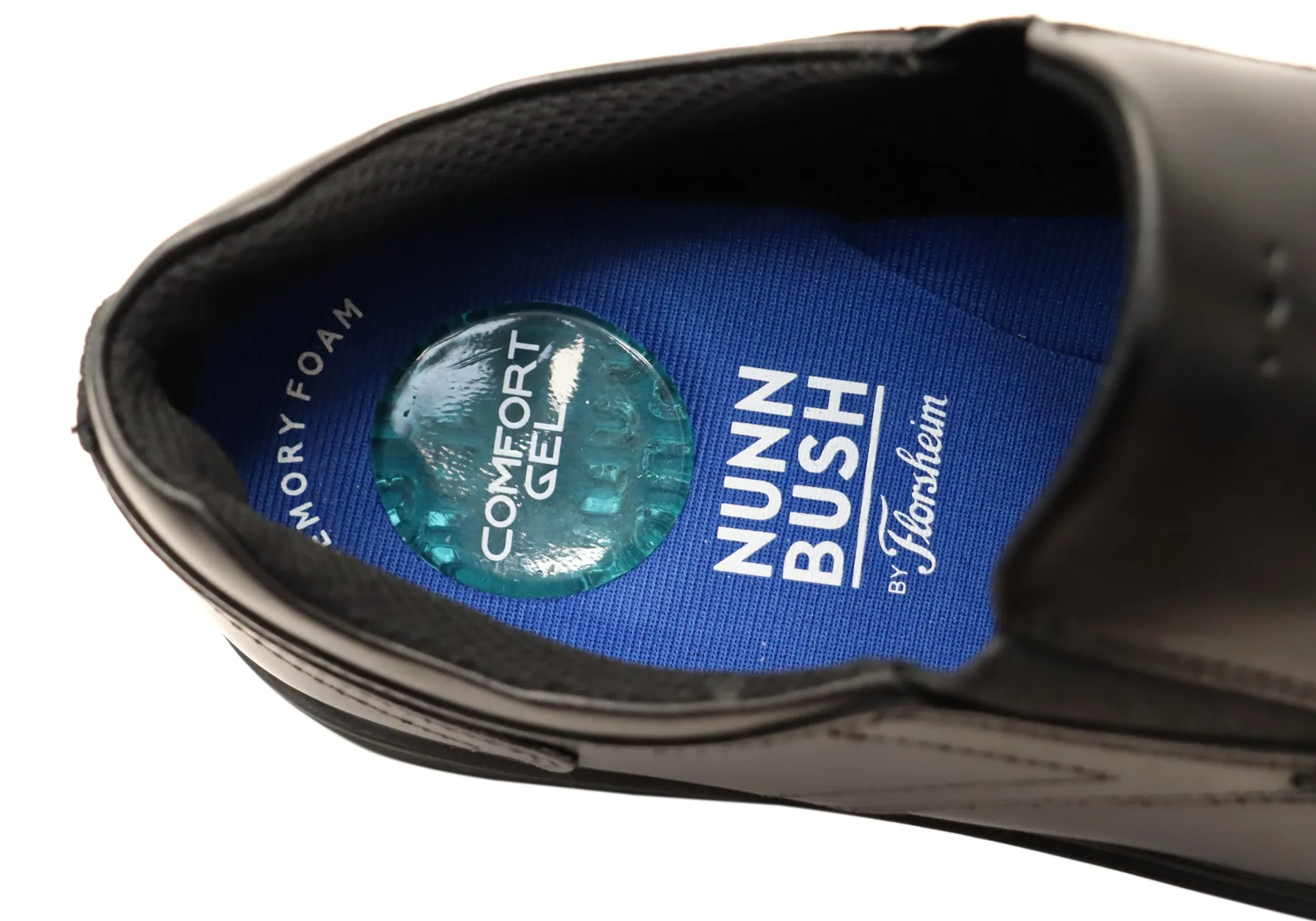 Nunn Bush By Florsheim Chaussures en cuir pour hommes Kore Pro Slip EE Extra Large Florsheim