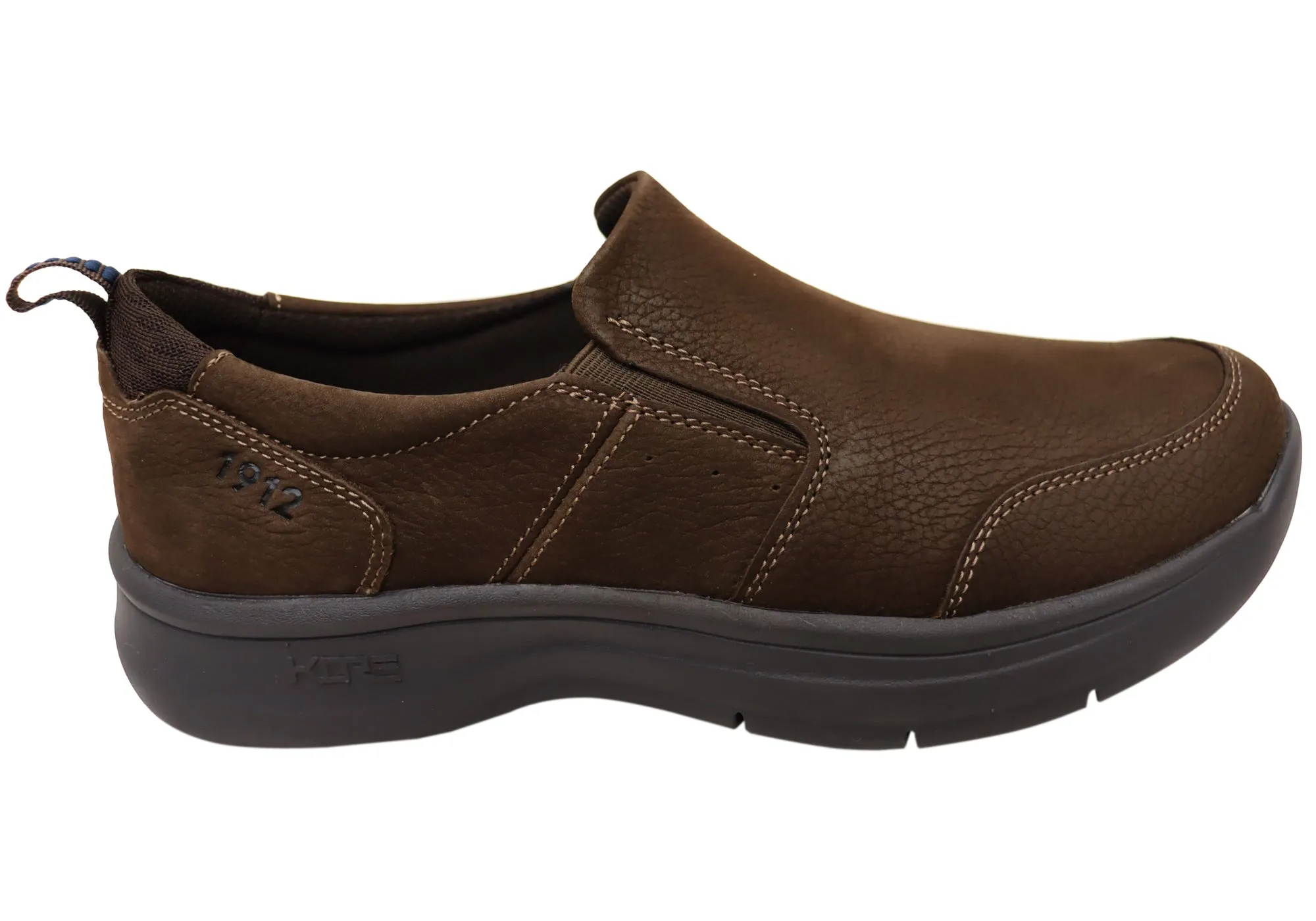 Nunn Bush By Florsheim Chaussures Homme Mac Mocc Slip EE Extra Large en Cuir Chaussures Florsheim