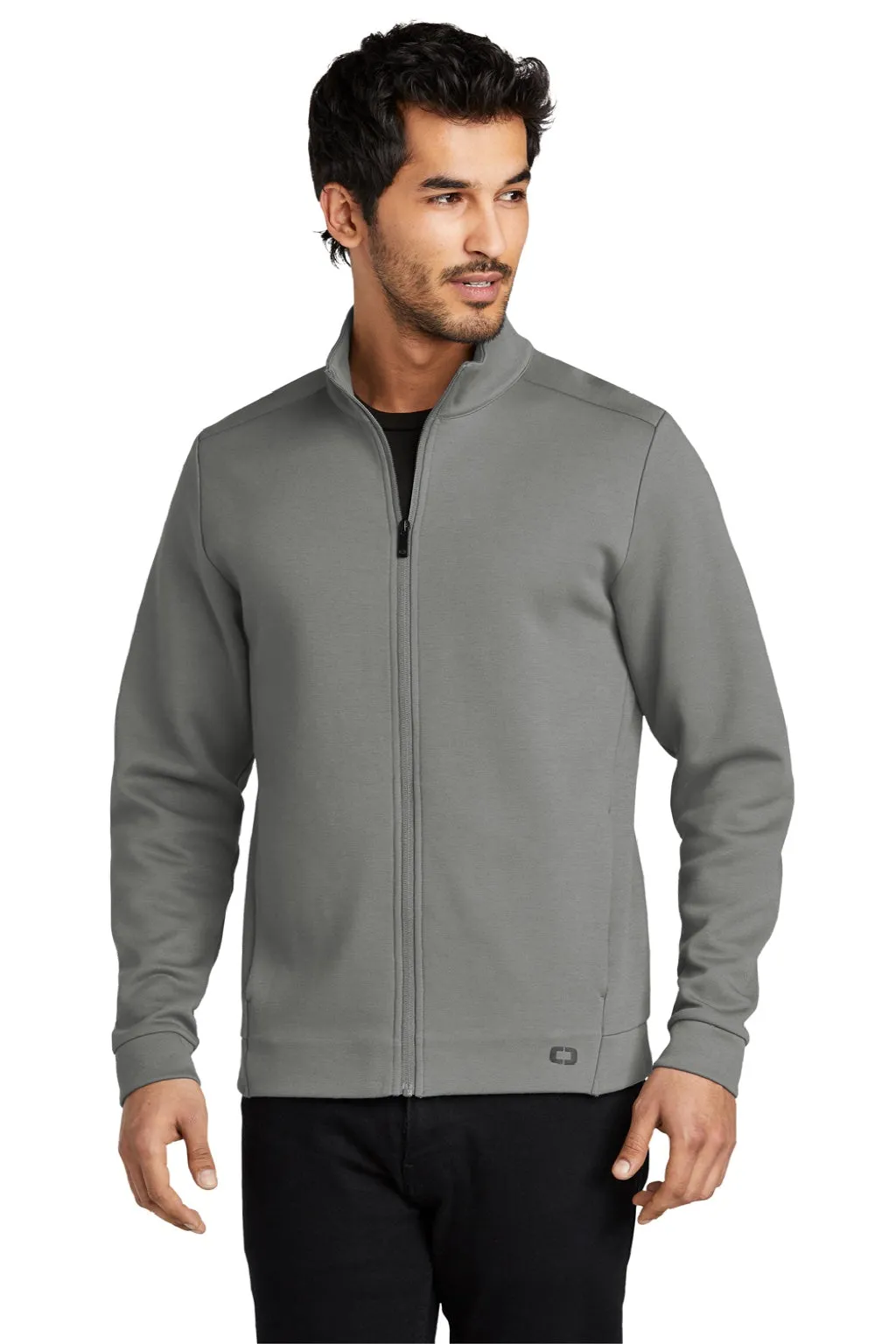 Sweat-shirt à fermeture éclair complète pour homme Ogio Bolt avec poches - Gris turbo