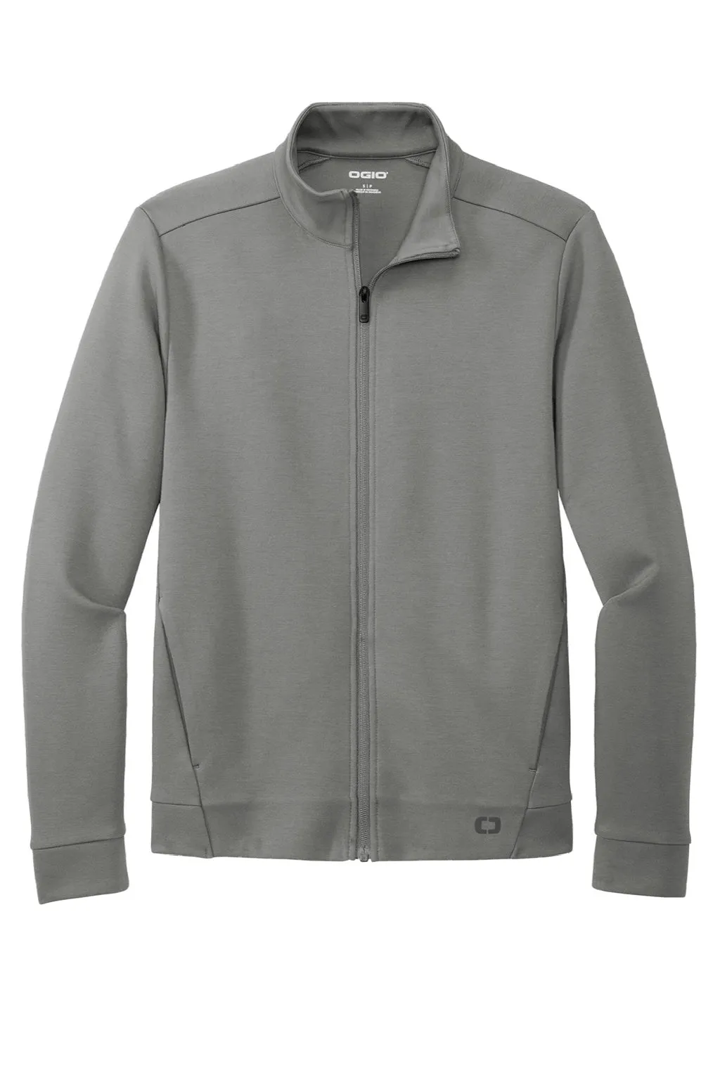Sweat-shirt à fermeture éclair complète pour homme Ogio Bolt avec poches - Gris turbo