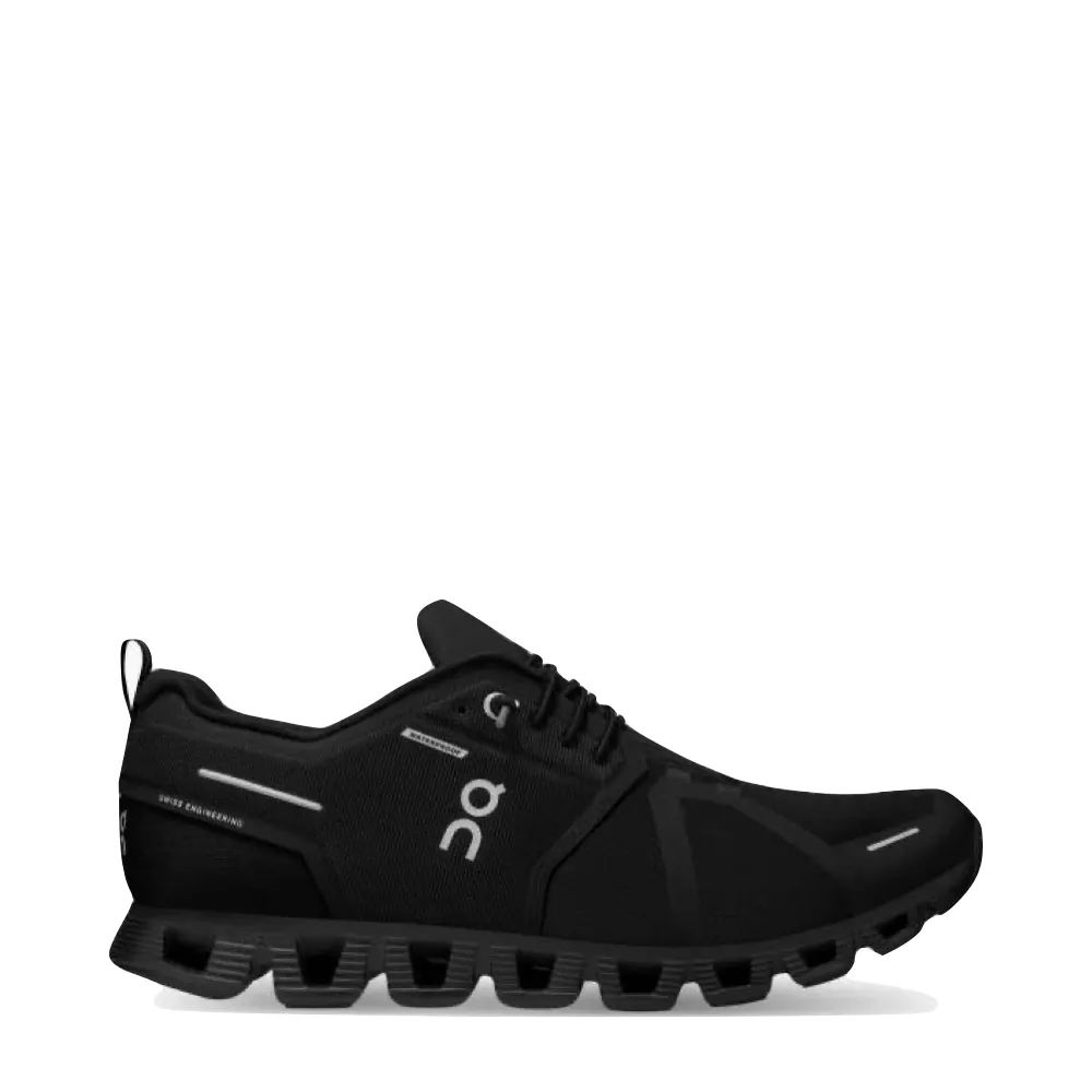 Chaussure de sport imperméable On Men's Cloud 5 en noir uni