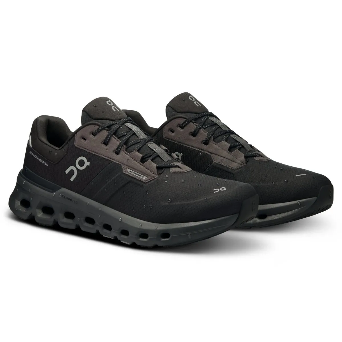On Running Chaussure Homme Cloudrunner 2 Imperméable Aimant/Noir