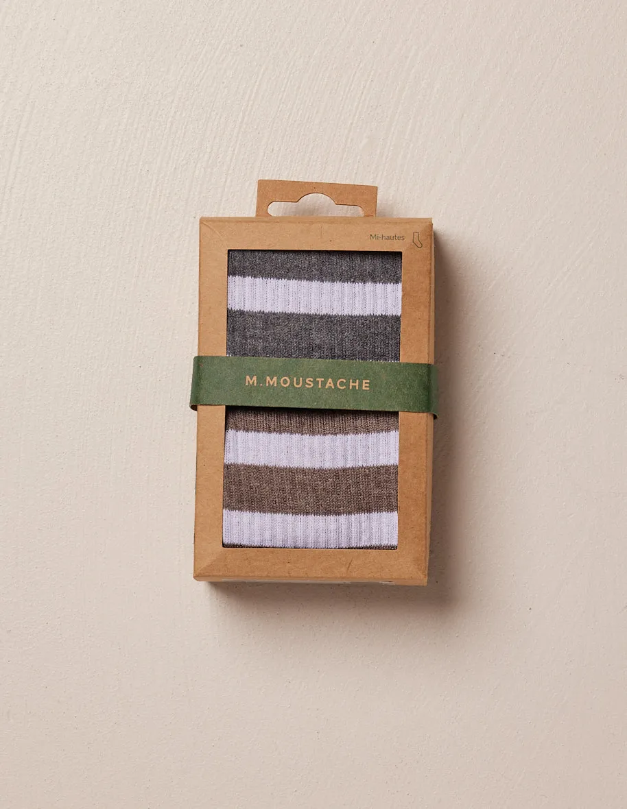 Lot de 2 paires de chaussettes - Gris Marron Sport Chinois