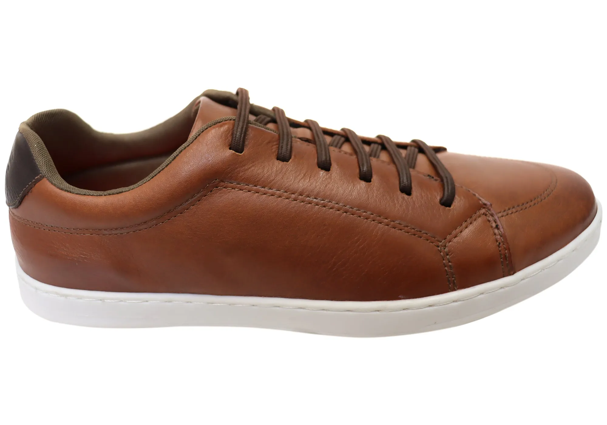 Perlatto Paul Homme Brésilien Chaussures Décontractées à Enfiler en Cuir Confortable Perlatto Chaussures