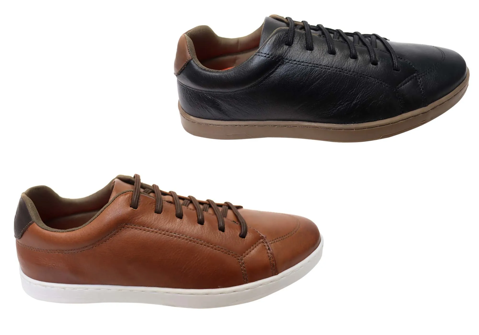 Perlatto Paul Homme Brésilien Chaussures Décontractées à Enfiler en Cuir Confortable Perlatto Chaussures