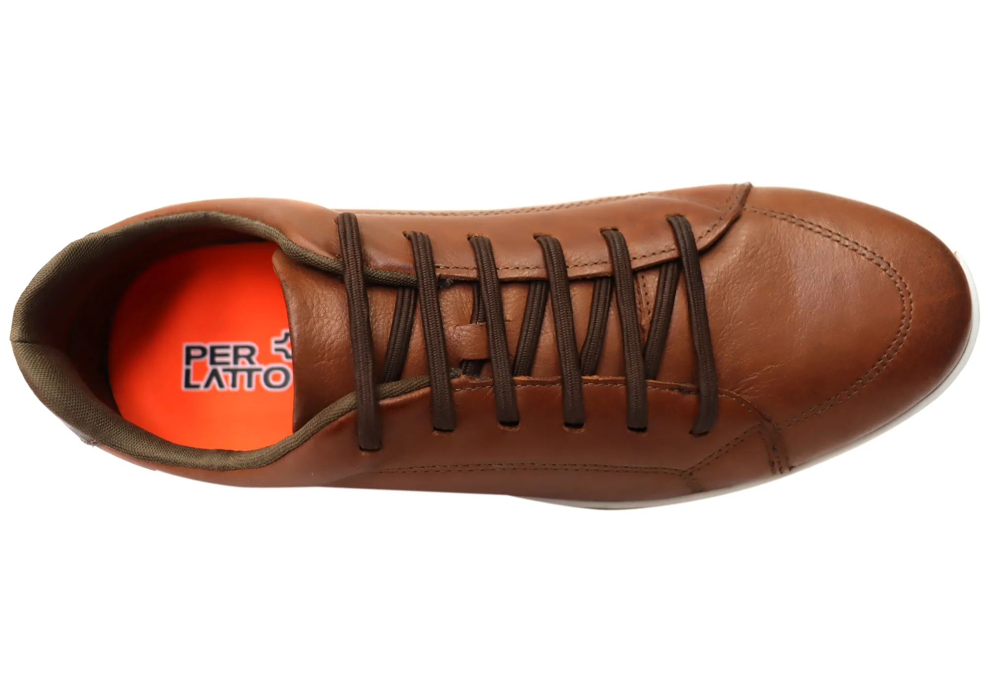 Perlatto Paul Homme Brésilien Chaussures Décontractées à Enfiler en Cuir Confortable Perlatto Chaussures