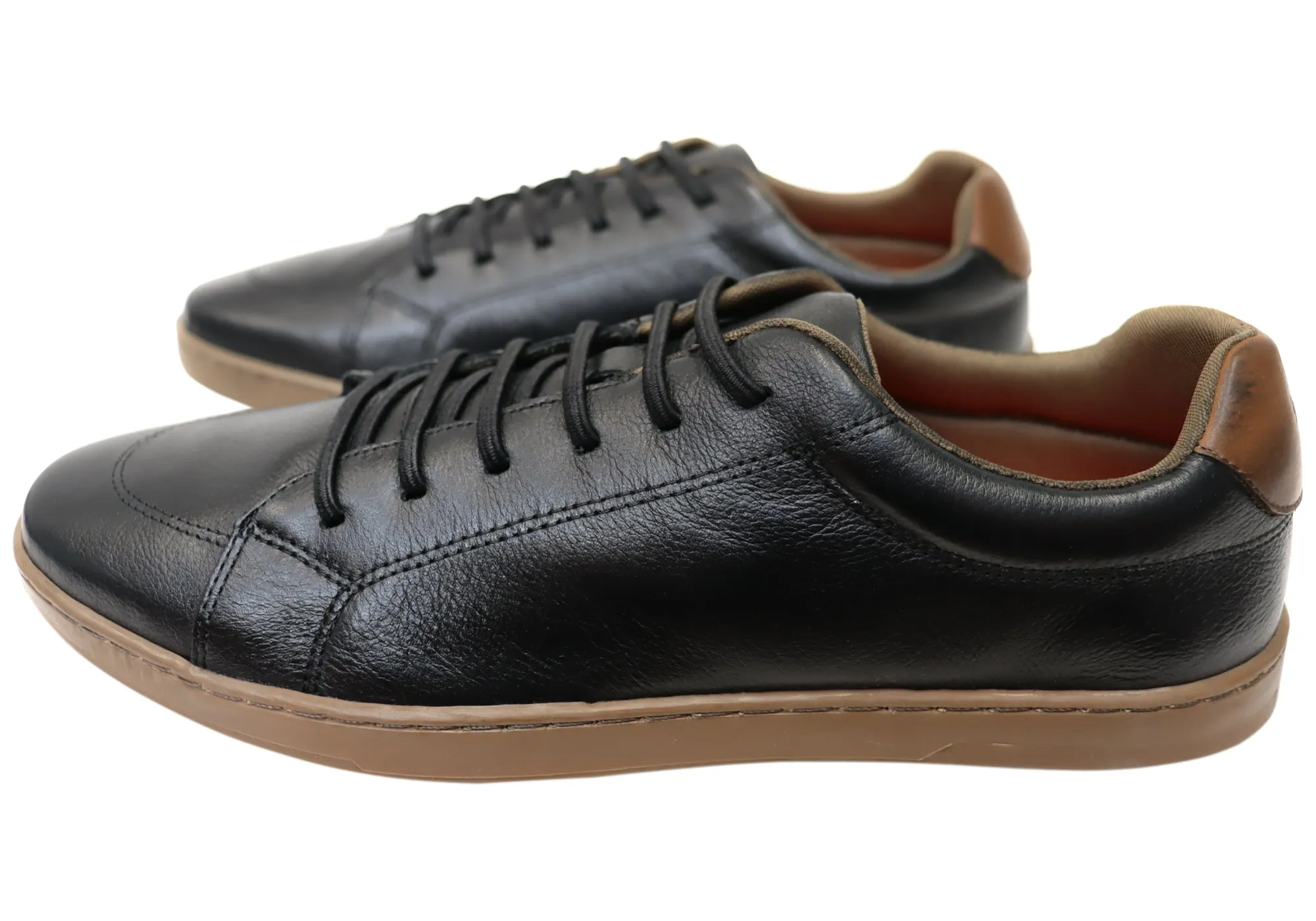Perlatto Paul Homme Brésilien Chaussures Décontractées à Enfiler en Cuir Confortable Perlatto Chaussures