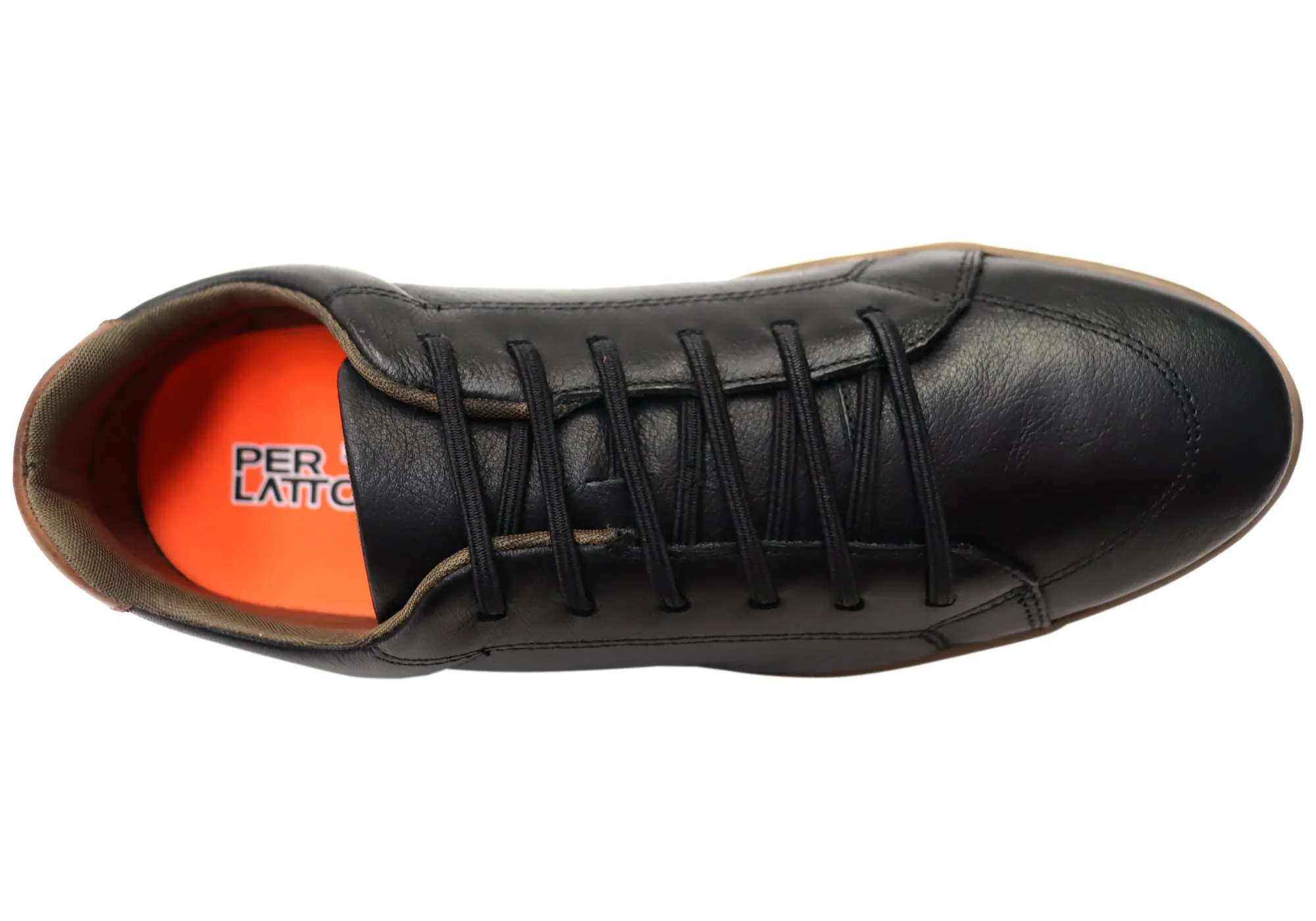 Perlatto Paul Homme Brésilien Chaussures Décontractées à Enfiler en Cuir Confortable Perlatto Chaussures