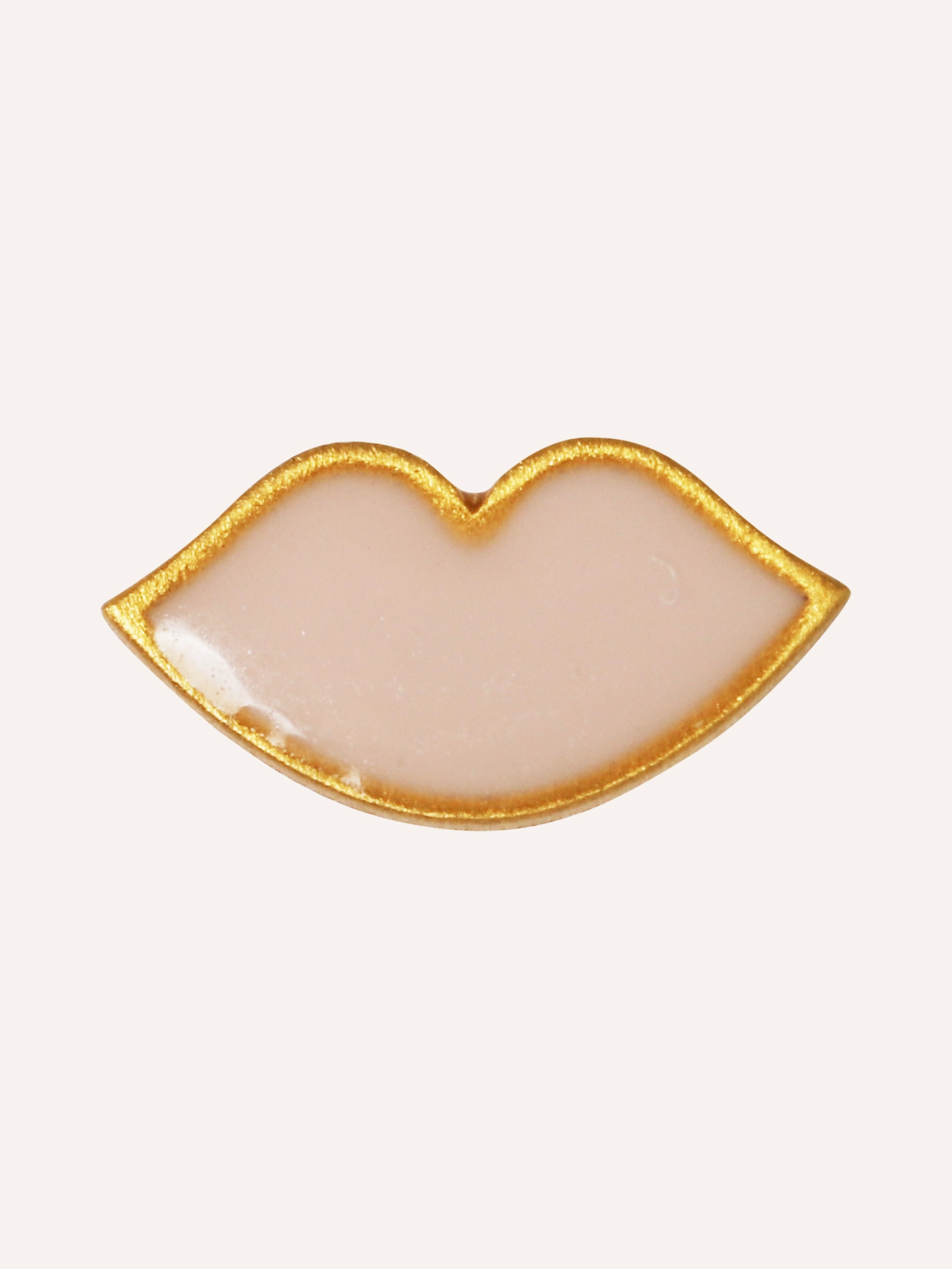 Pink Kiss Enamel Stud Earrings