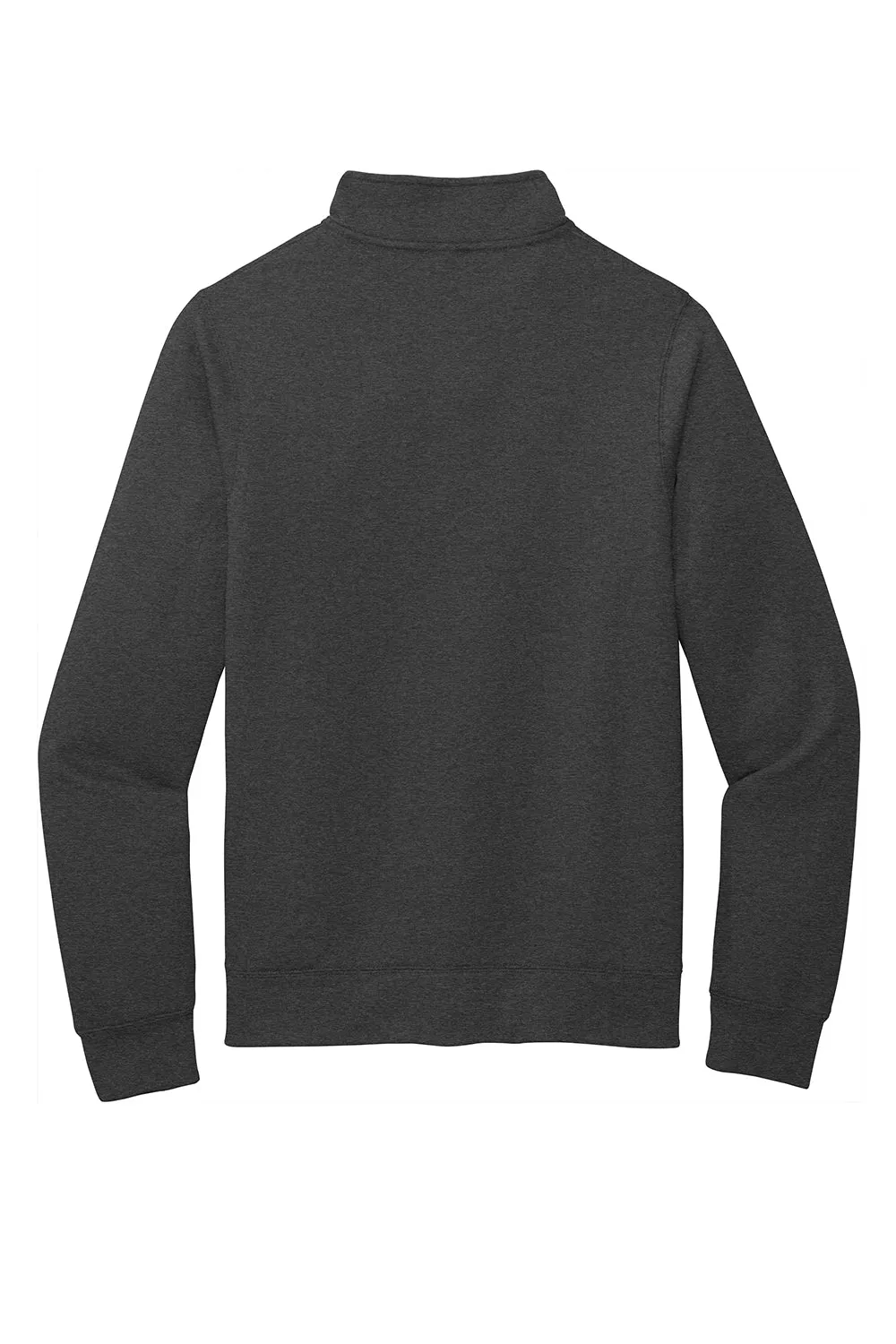 Port & Company Sweat à capuche homme en polaire avec fermeture éclair et poches - Gris foncé chiné