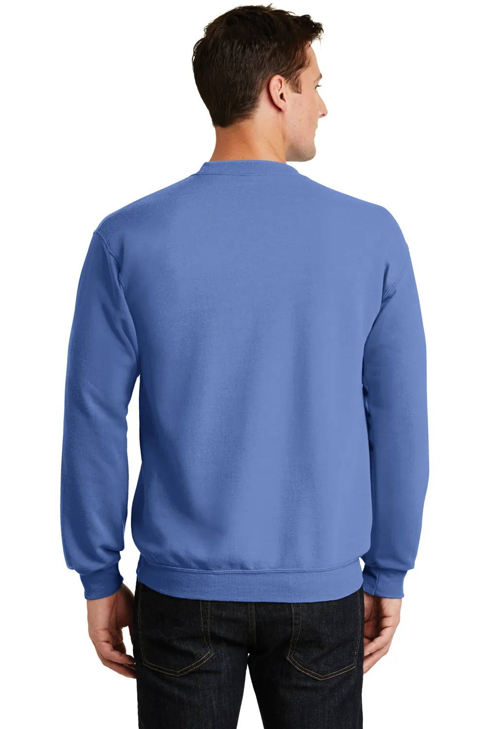 Pull en polaire résistant aux boulochages pour homme Port & Company - Bleu Caroline