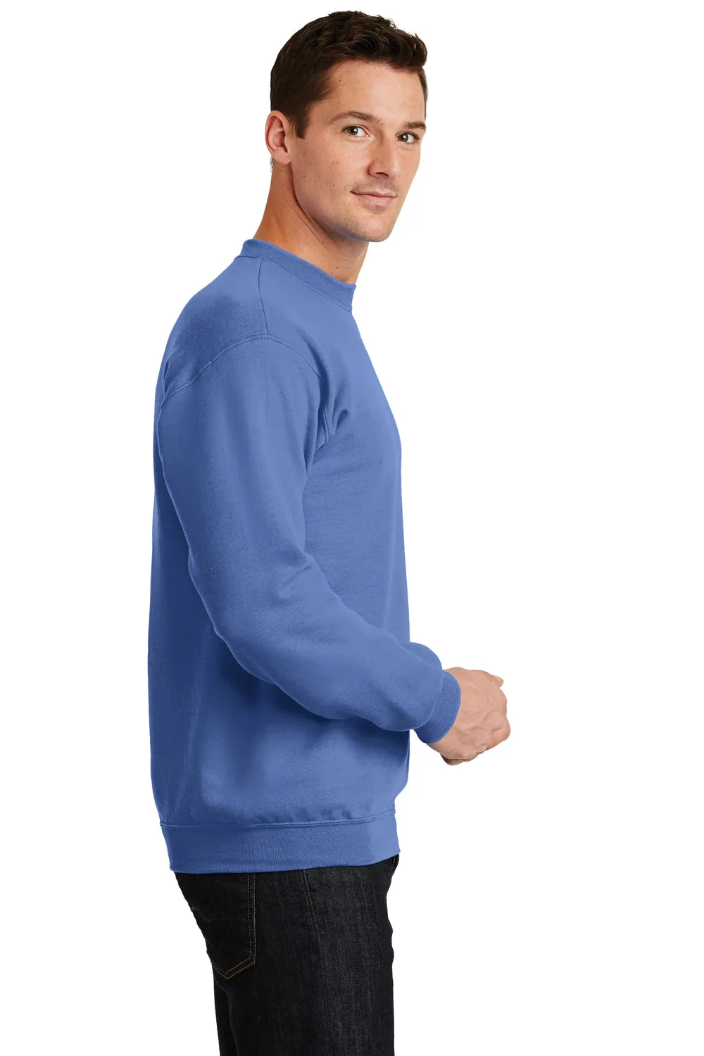 Pull en polaire résistant aux boulochages pour homme Port & Company - Bleu Caroline