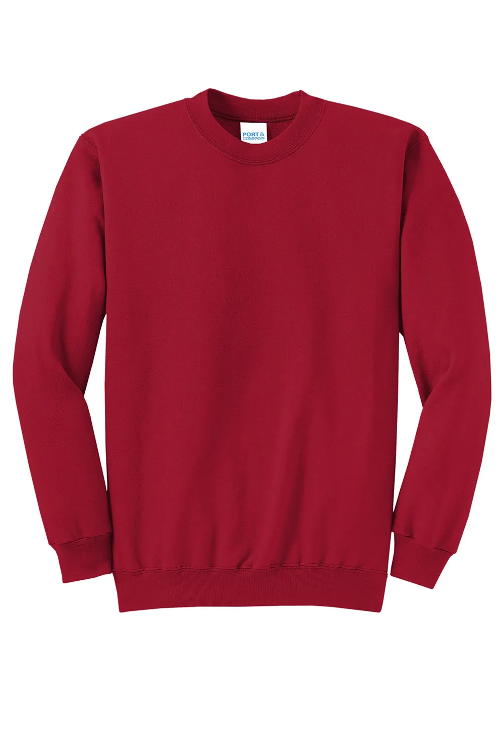 Pull en polaire résistant aux pilules pour hommes Port & Company - Rouge