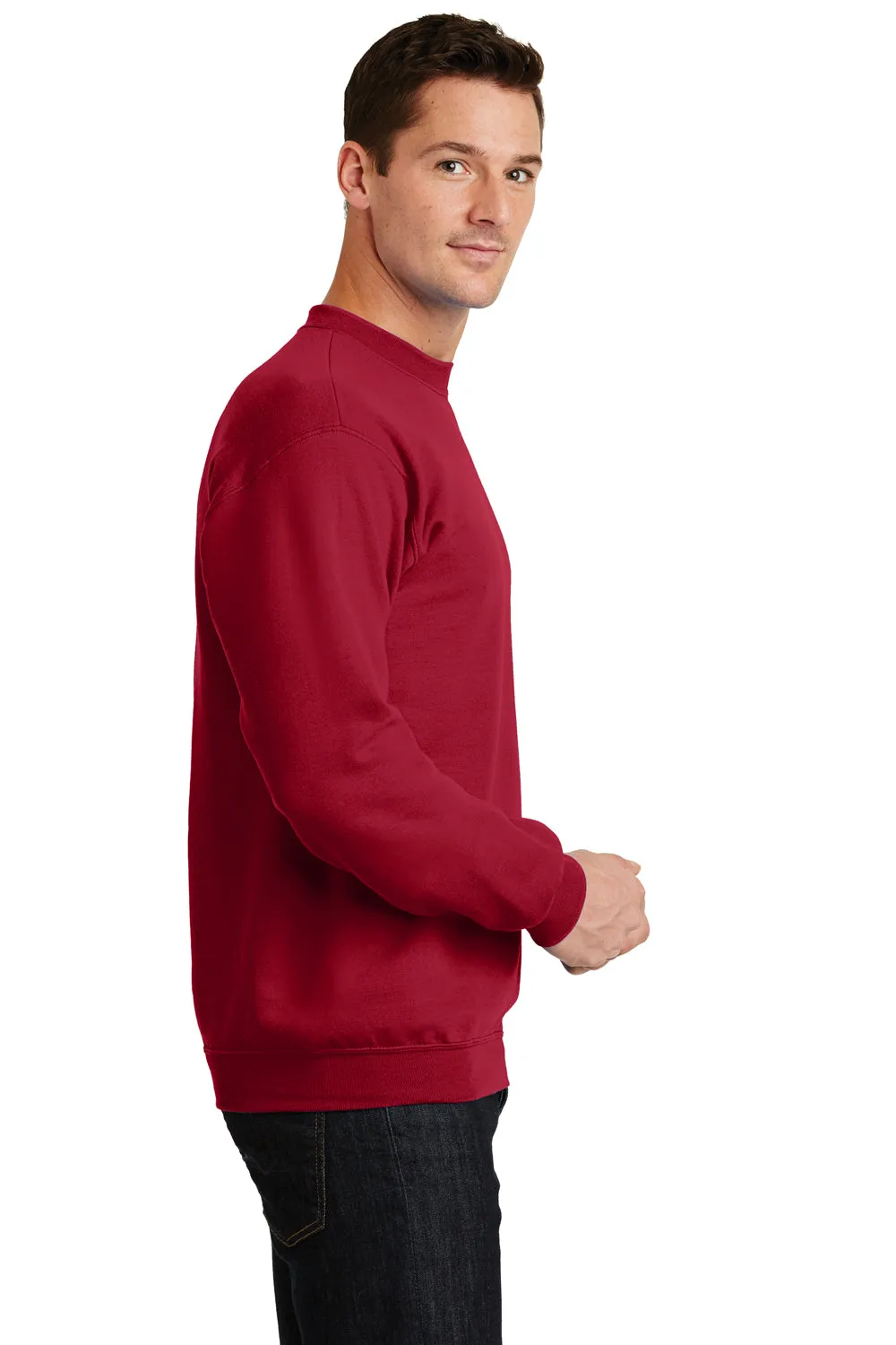 Pull en polaire résistant aux pilules pour hommes Port & Company - Rouge