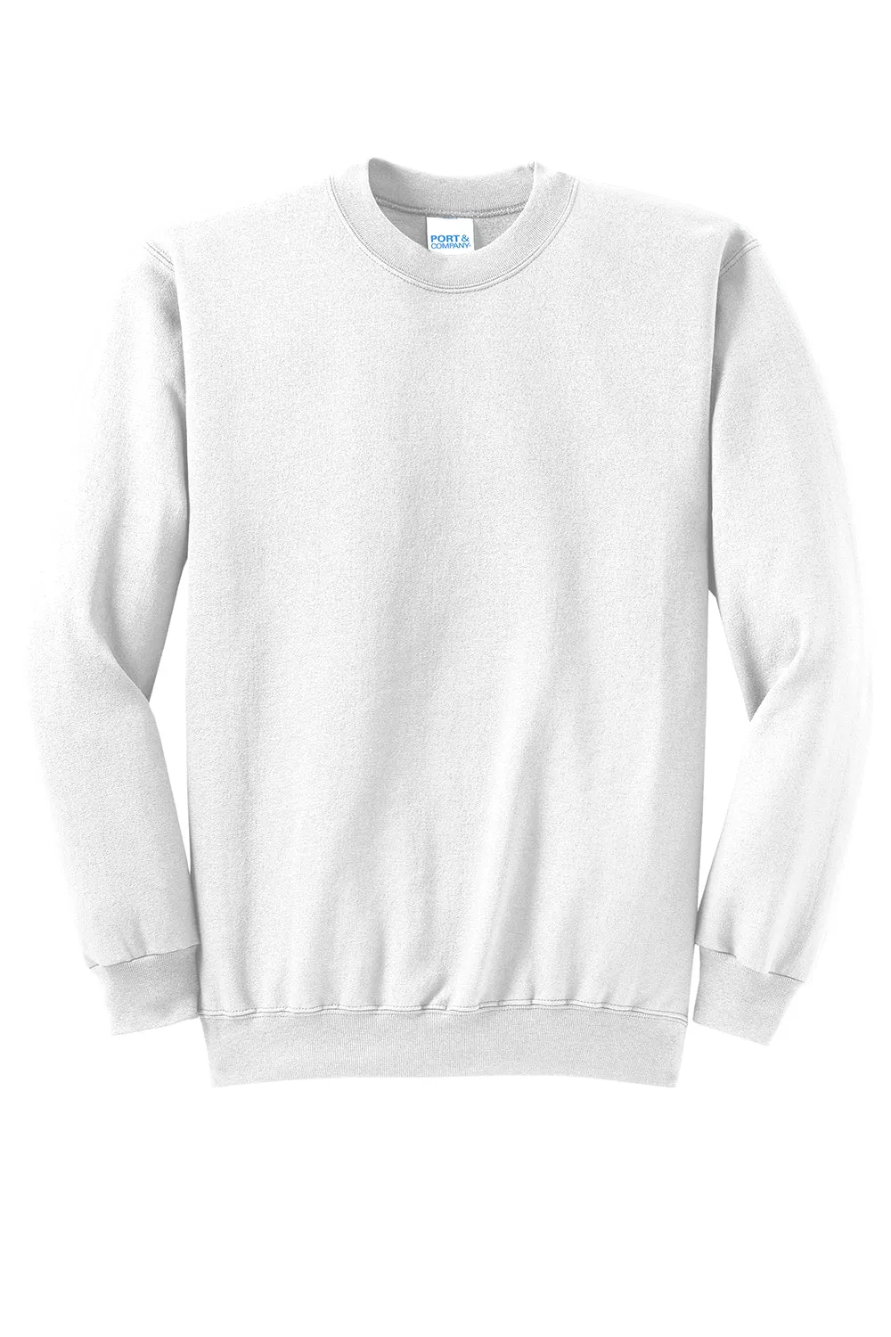 Pull en polaire résistant aux pilules pour hommes Port & Company - Blanc