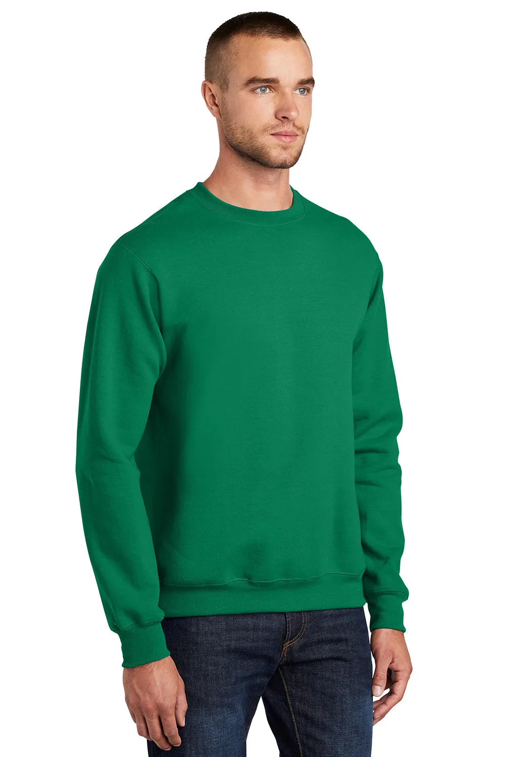 Pull en polaire résistant aux pilules pour hommes Port & Company - Vert Kelly
