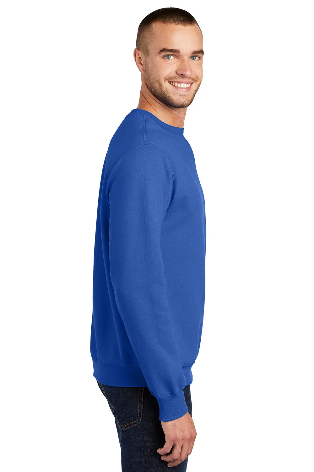 Pull en polaire résistant aux pilules pour hommes Port & Company - Bleu royal