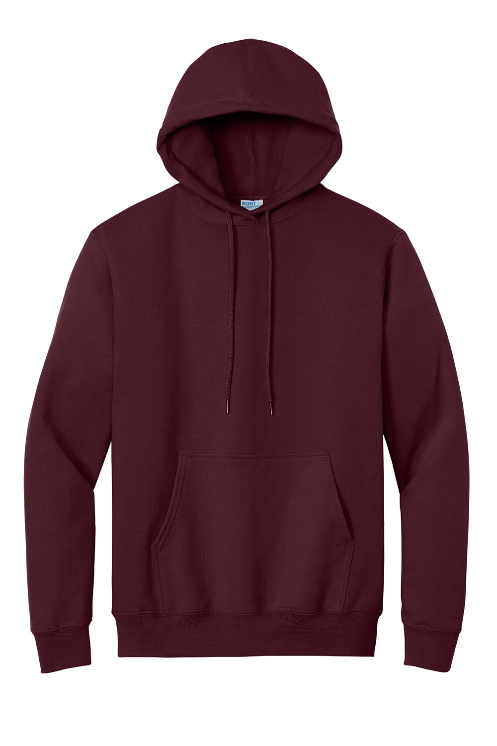 Port & Company Sweat à capuche pour hommes en polaire anti-pilules avec poche kangourou - Marron