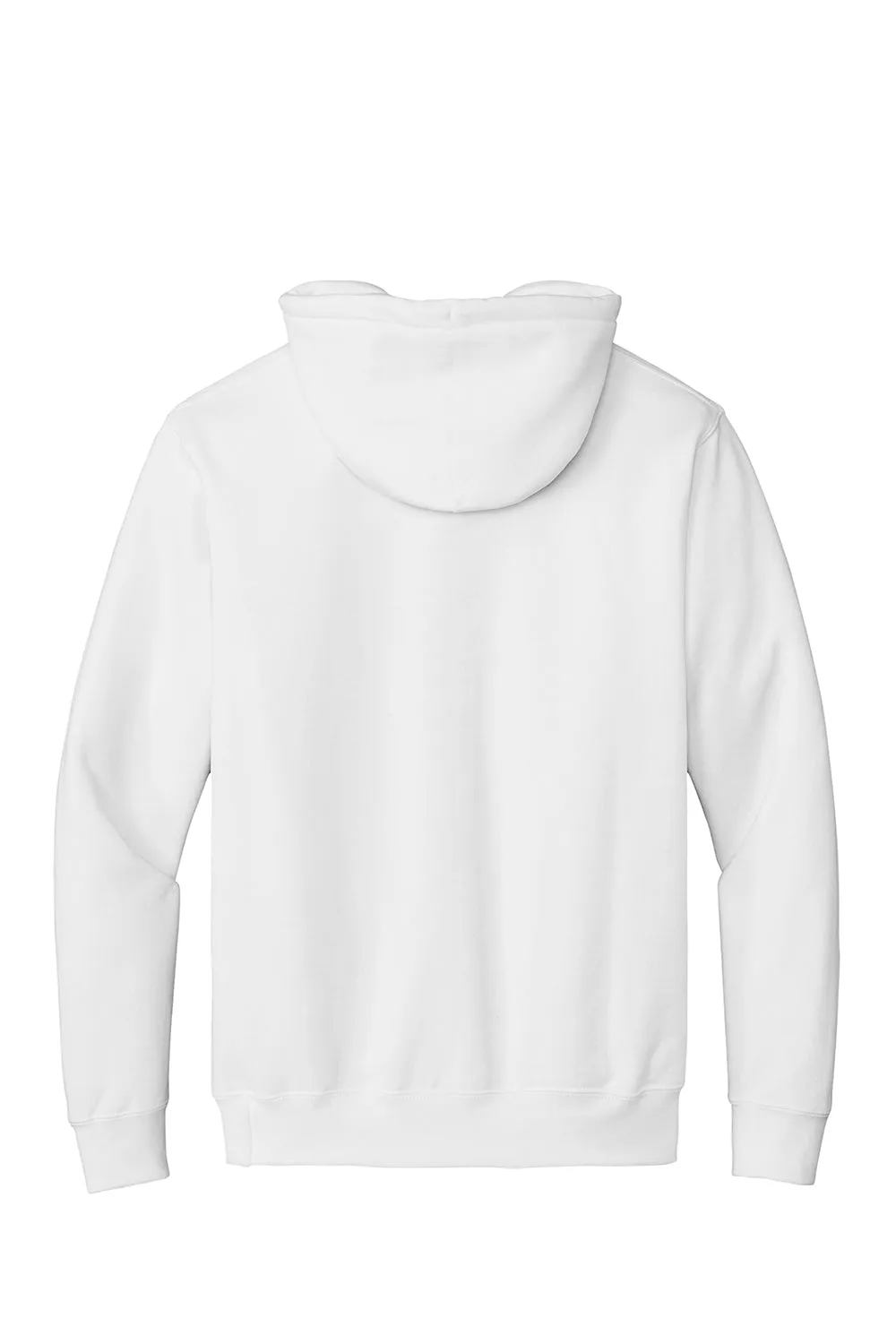 Port & Company Sweat à capuche pour hommes en polaire anti-pilules avec poche kangourou - Blanc