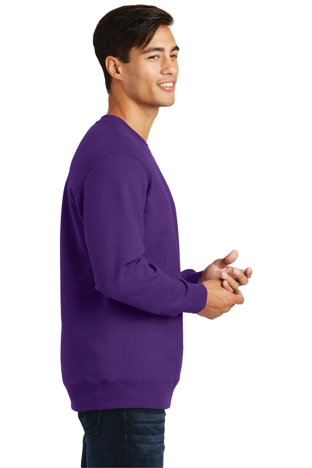 Port & Company Pull en polaire préféré des hommes - Violet équipe - Liquidation