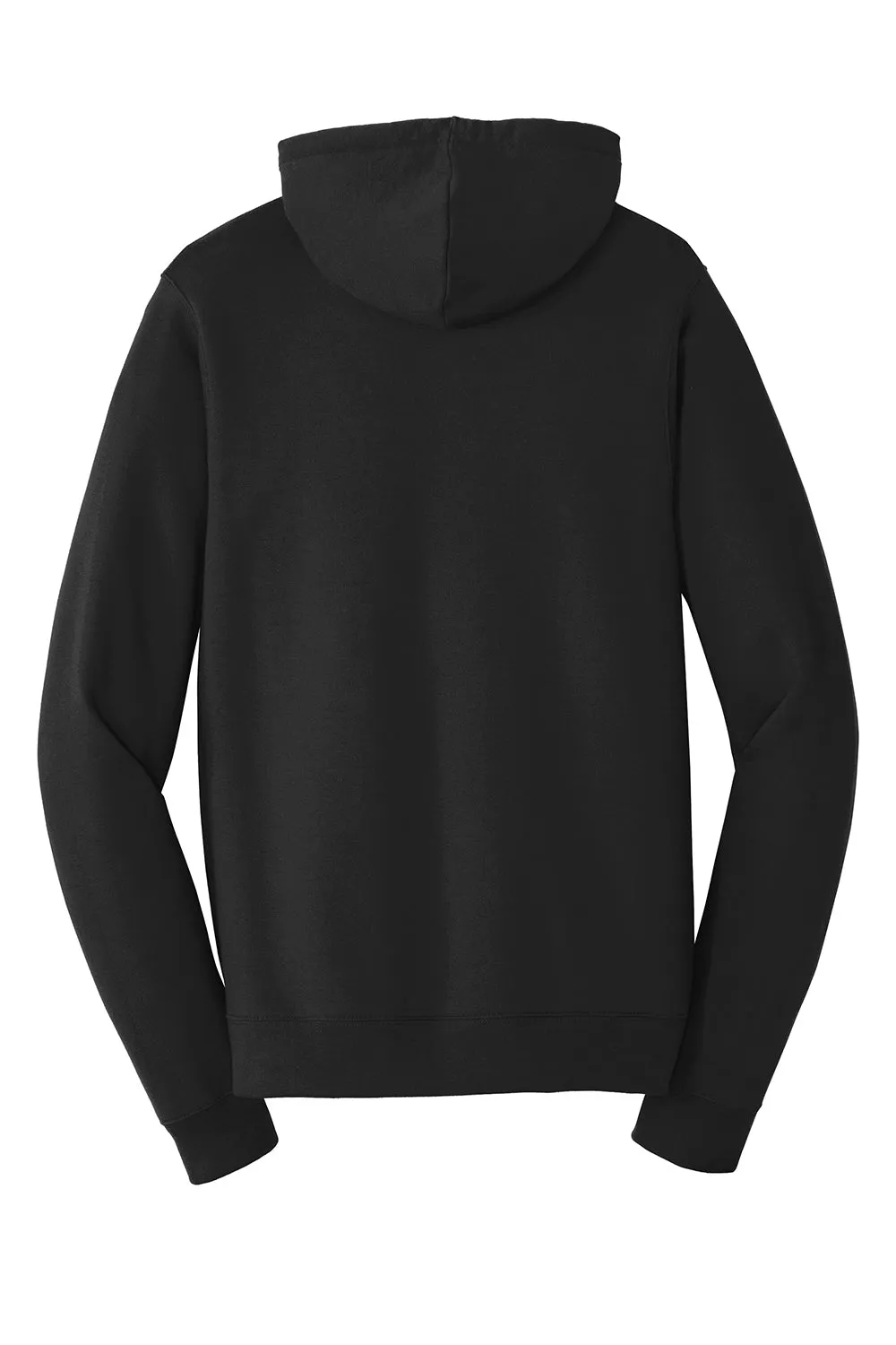 Port & Company Sweat à capuche en polaire pour hommes avec fermeture éclair et poches - Noir intense